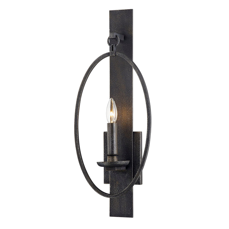 Baily 1 Light Wall Sconce in Aged Pewter