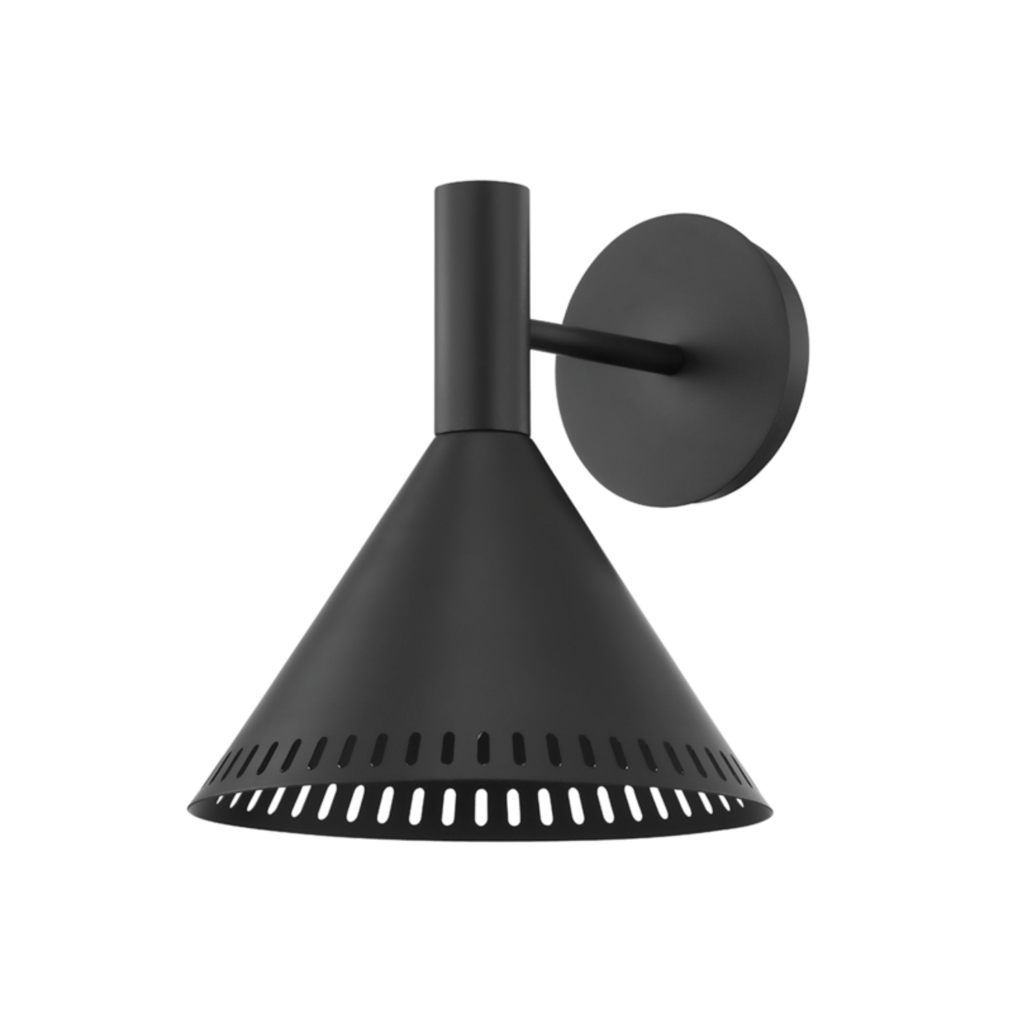 Atticus 1 Light Wall Sconce in Soft Black