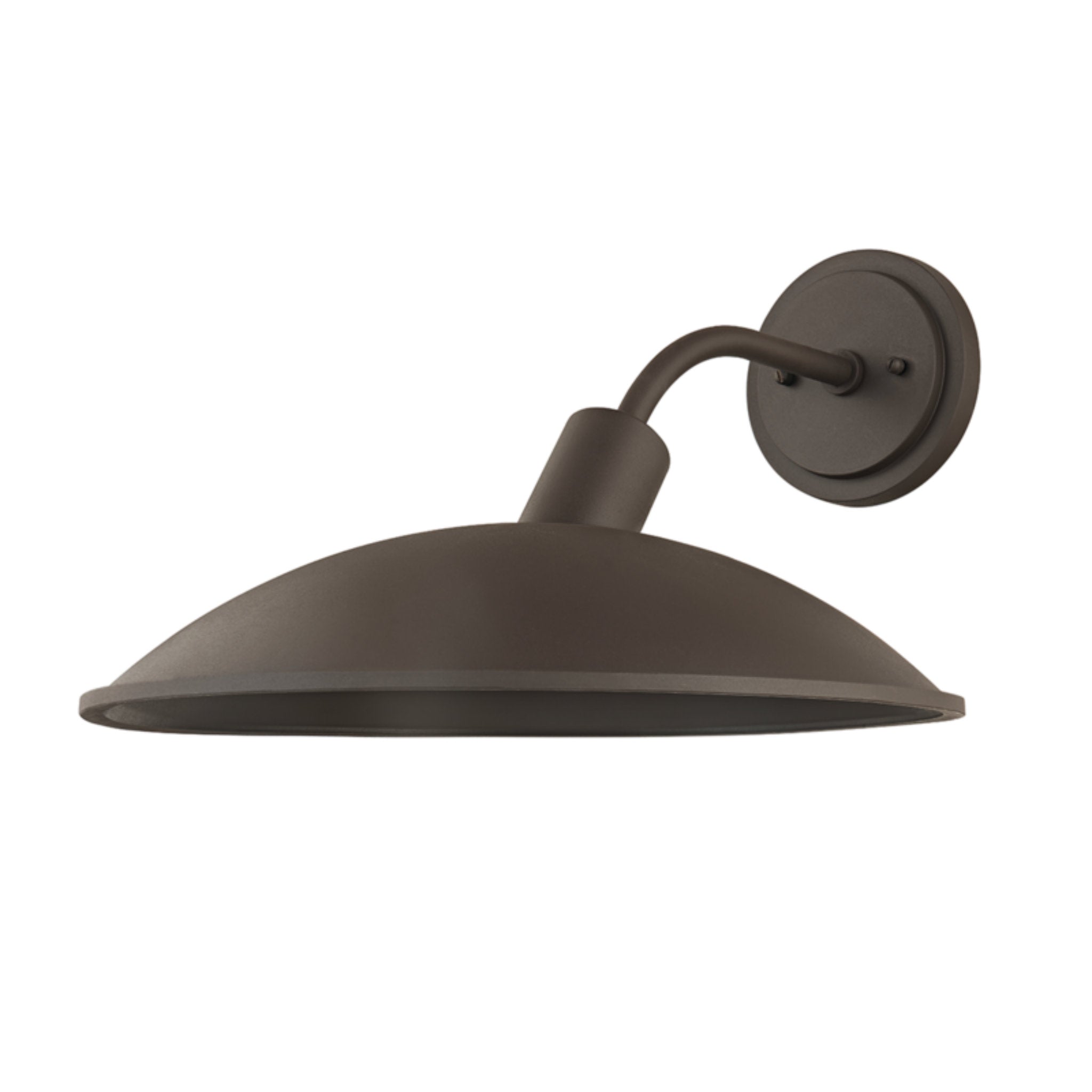 Otis 1-Light Exterior Wall Sconce in Textured Bronze 15.5W x 10.75H