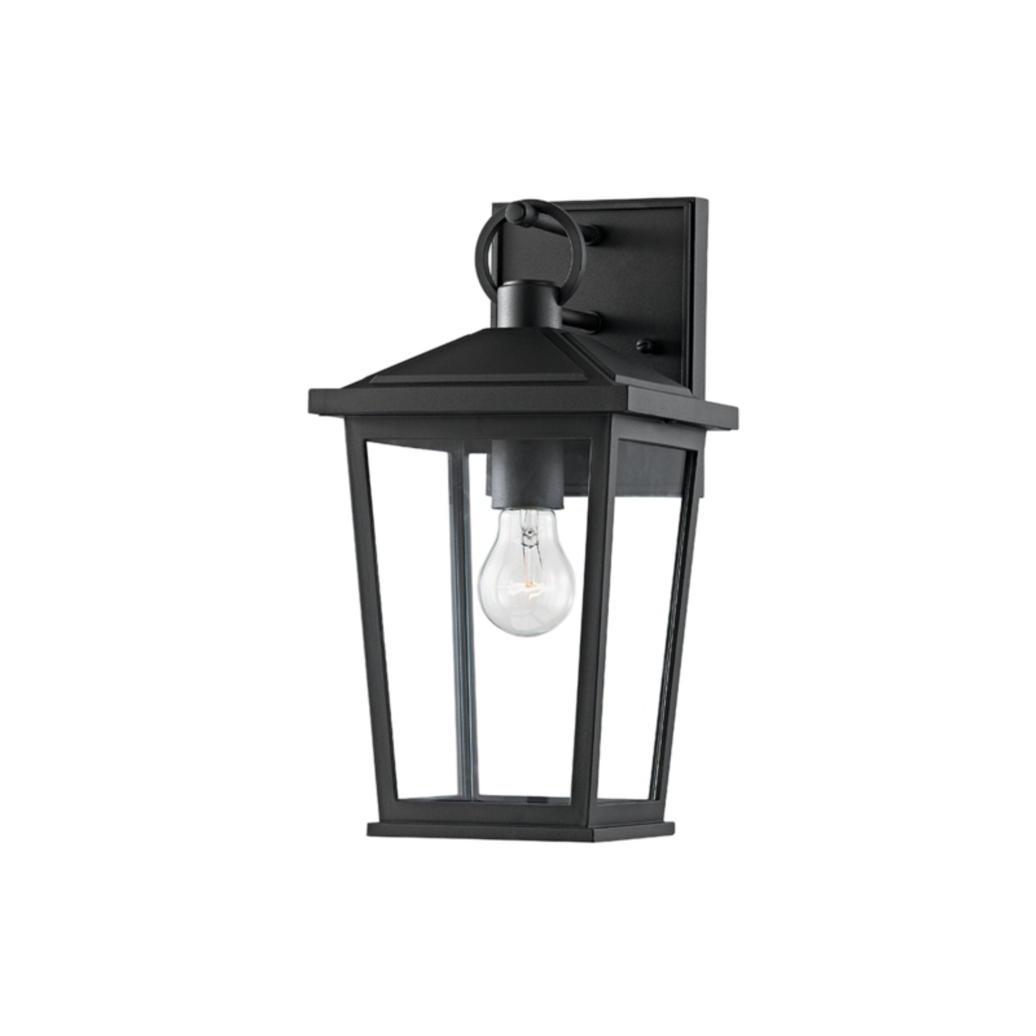 Soren Wall Sconce 1-Light Outdoor LED in  Textured Black 7.5L x 7.5W x 14H