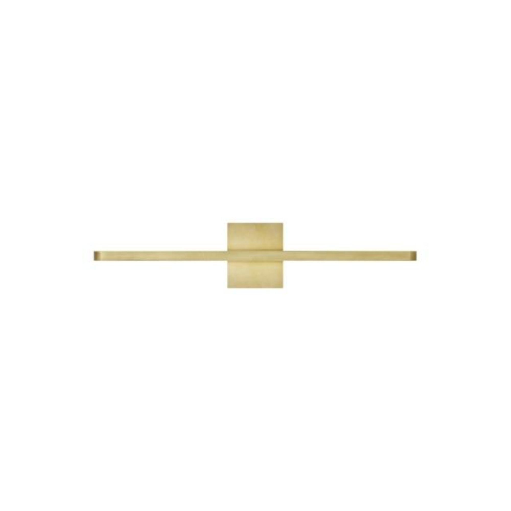 Banda 24 Bath Bath Collection 1-Light LED 3000K Natural Brass by Sean Lavin