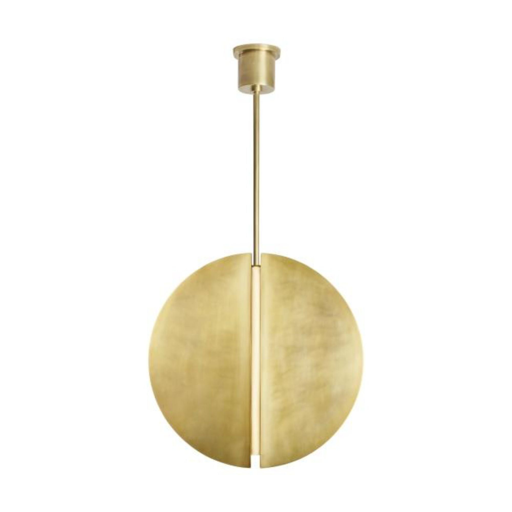 Bau 28 Pendant Line-Voltage Pendants/Suspension 1-Light LED 3000K Natural Brass by Sean Lavin