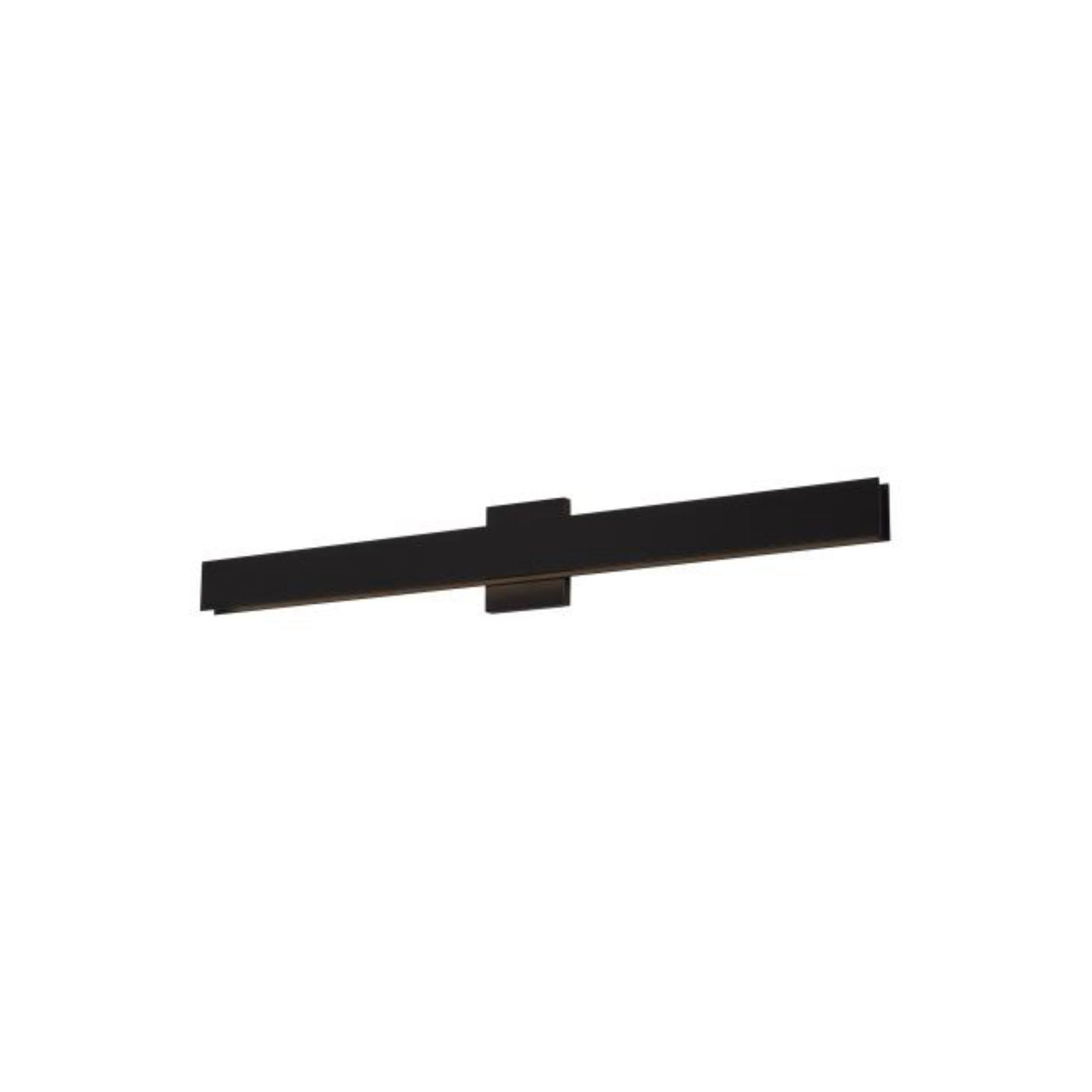 Bau 36 Bath Bath Collection 1-Light 3000K Nightshade Black by Sean Lavin