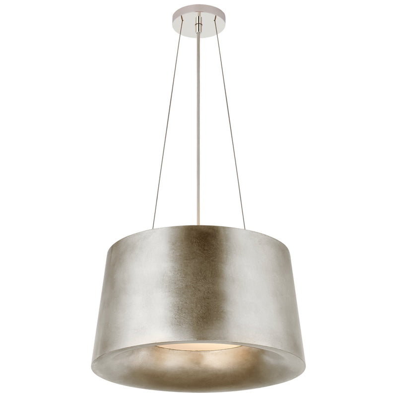 Barbara Barry Halo Small Hanging Shade in Burnished Silver Leaf