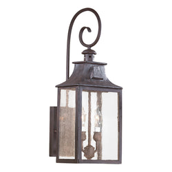Newton 2 Light Wall Sconce in Old Bronze