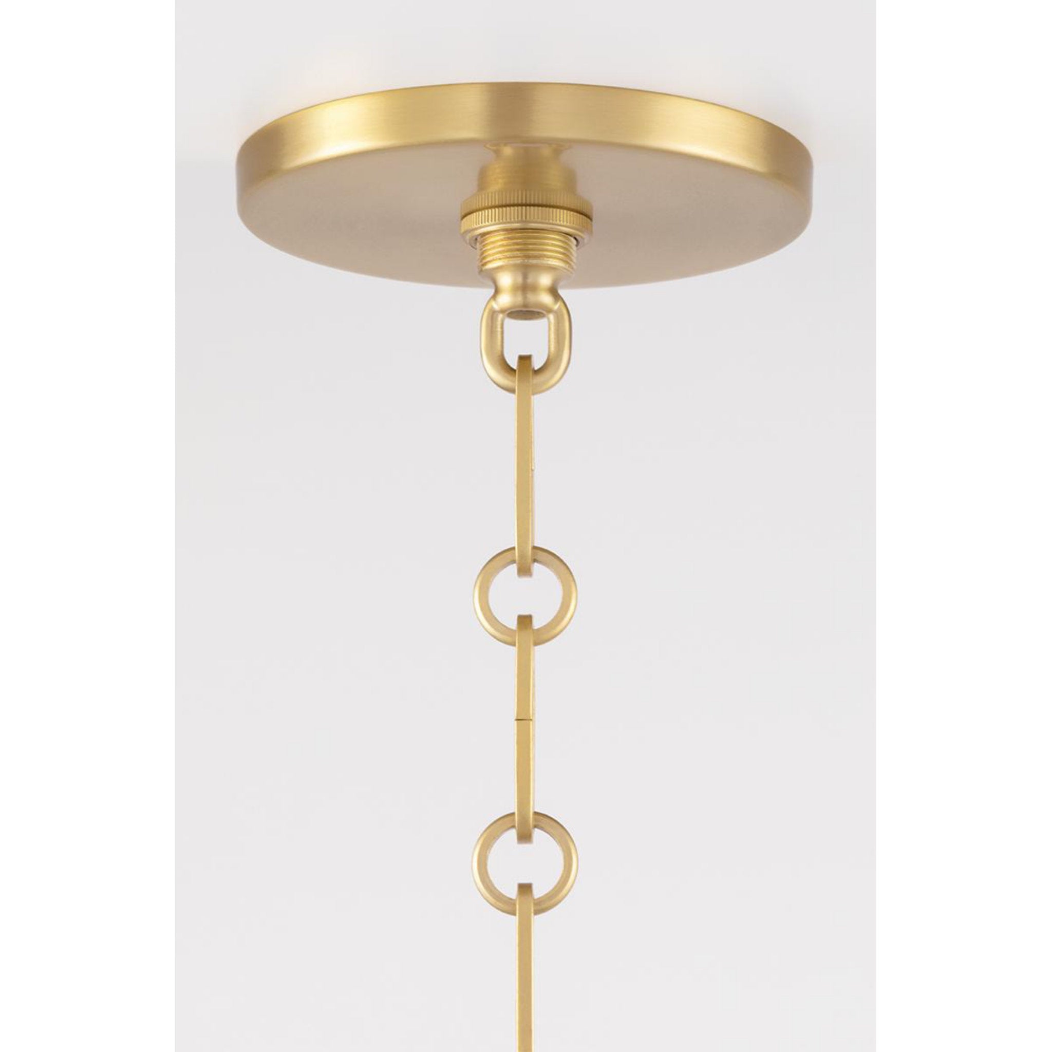 Eldridge 1 Light Pendant in Aged Brass