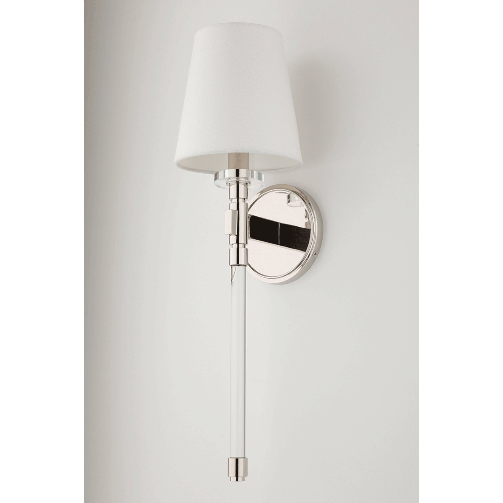 Blixen 1 Light Wall Sconce in Polished Nickel
