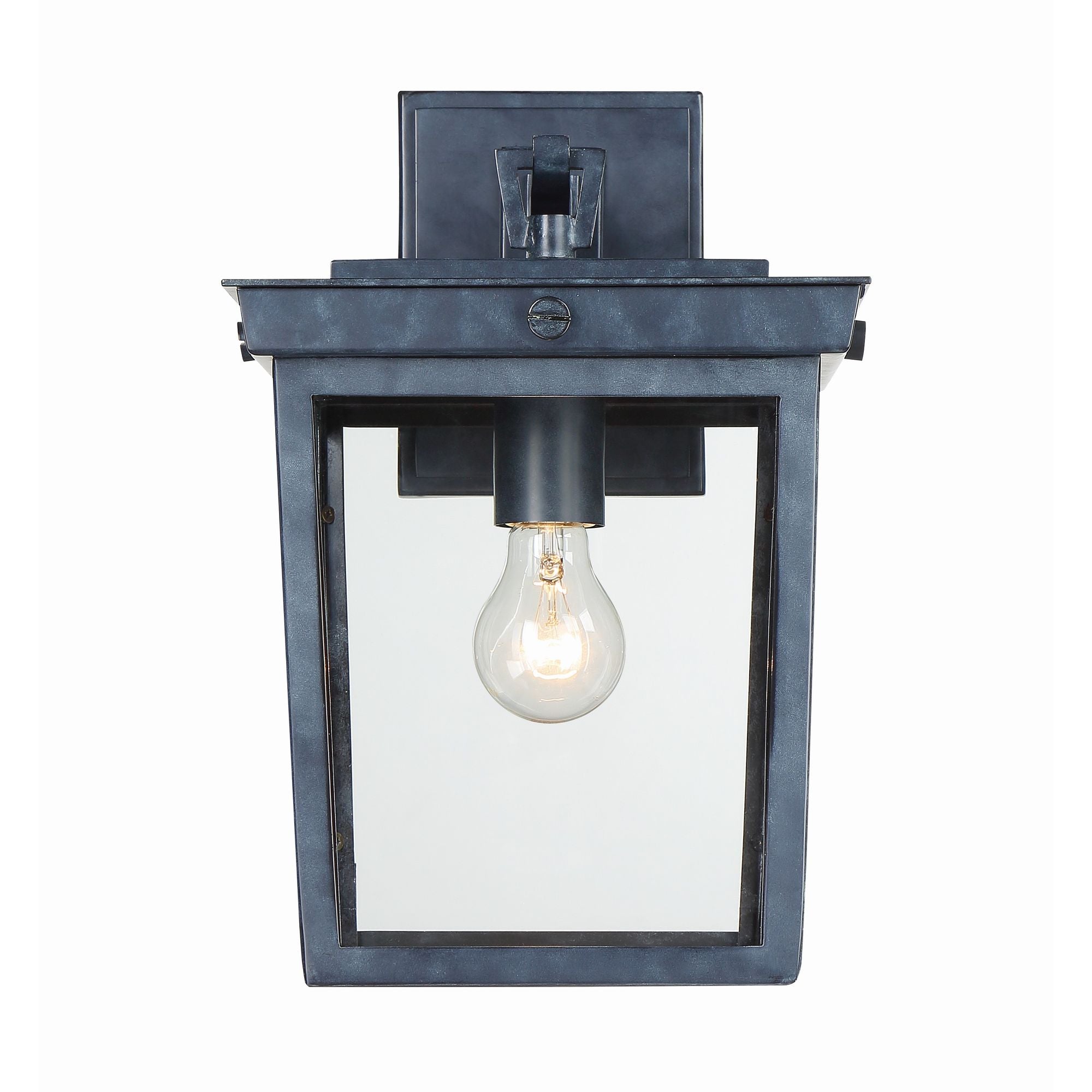 Belmont 1 Light Graphite Outdoor Sconce 9.5"W x 14"H x 11"D