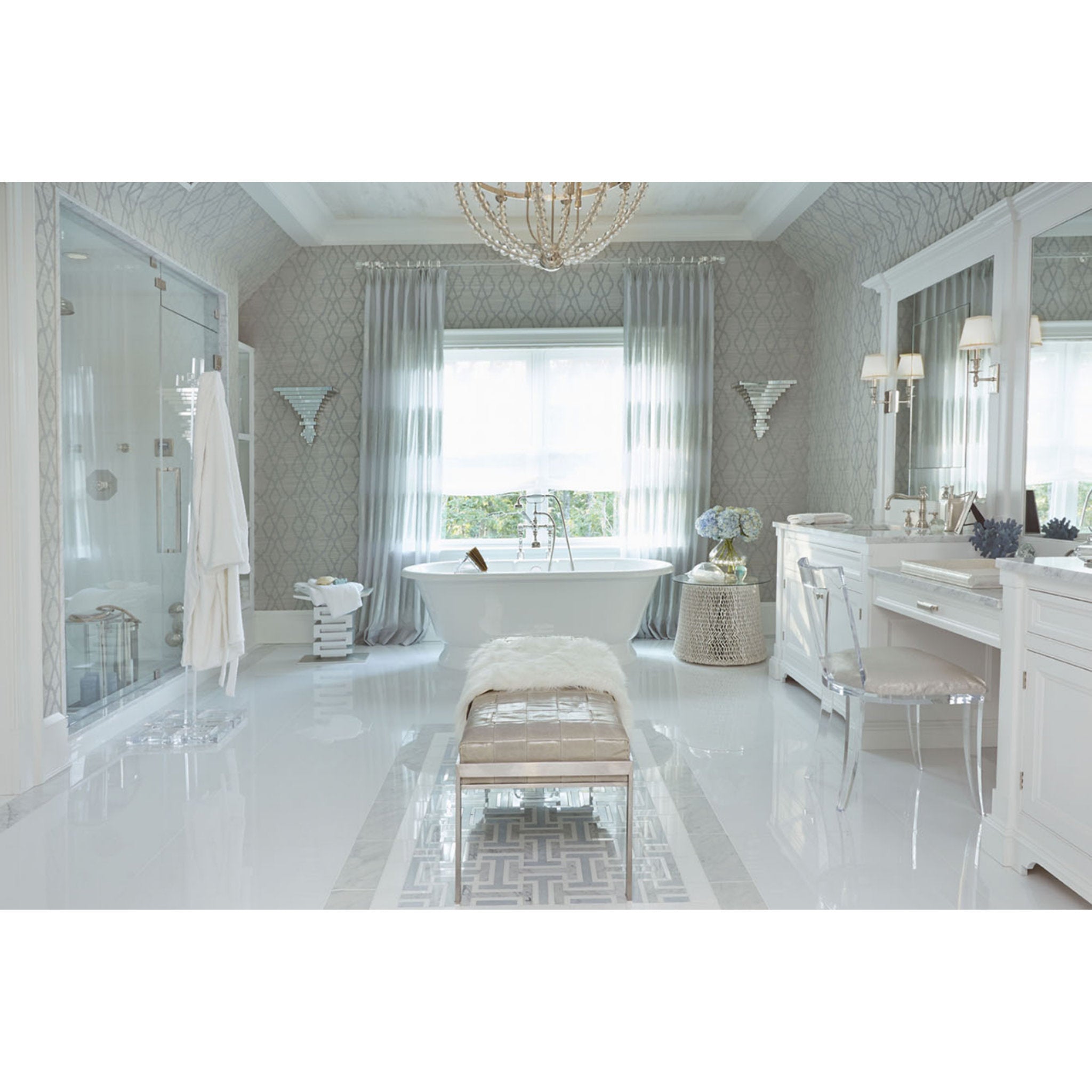 Ludlow 1-Light Wall Sconce in  Polished Nickel 5.5L x 5.5W x 13H