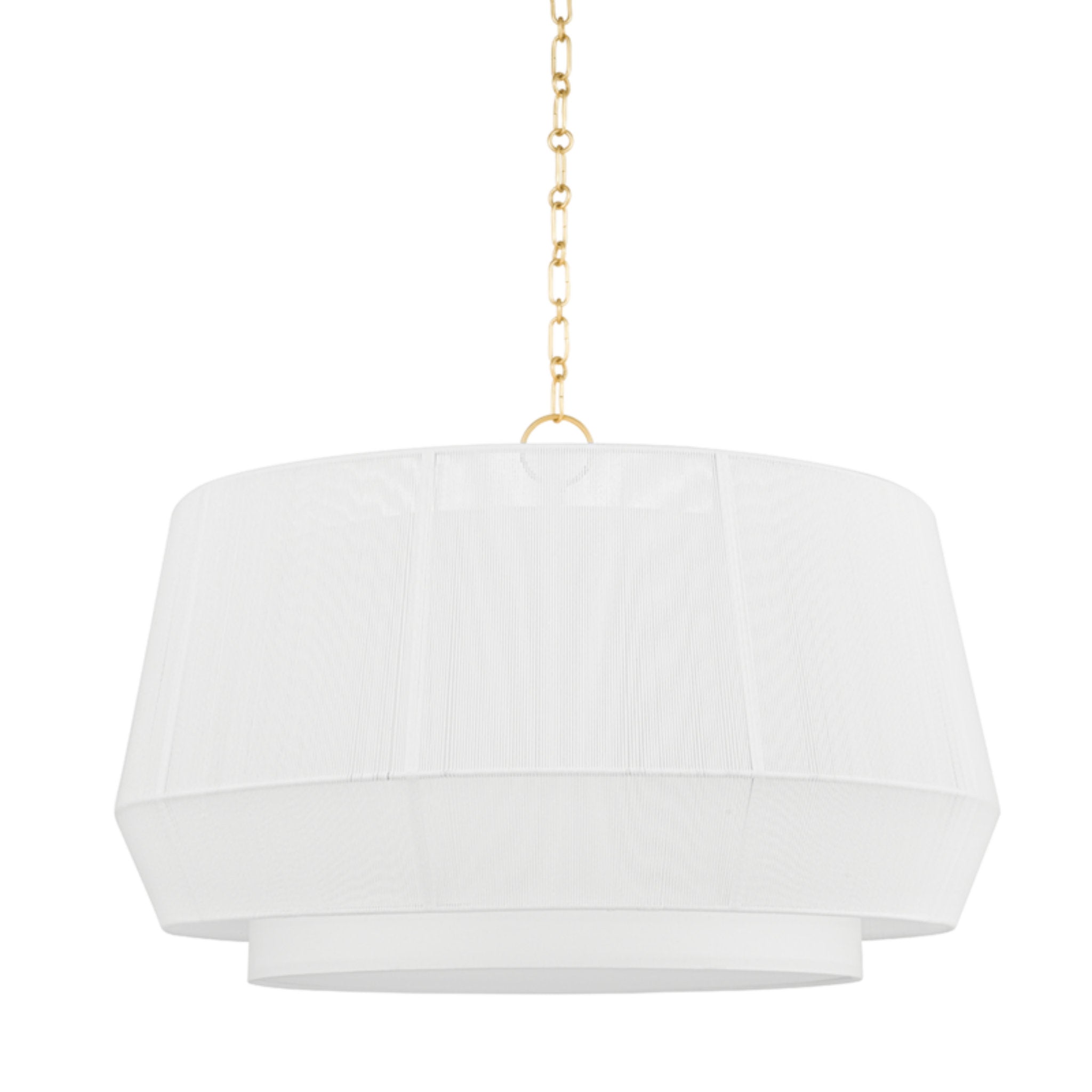 Debi 4-Light Pendant in Aged Brass by Becki Owens 30.5W x 18.75H