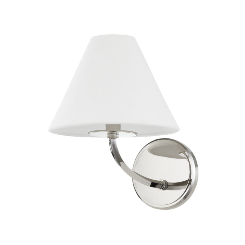 Stacey 1 Light Wall Sconce in Polished Nickel by Becki Owens