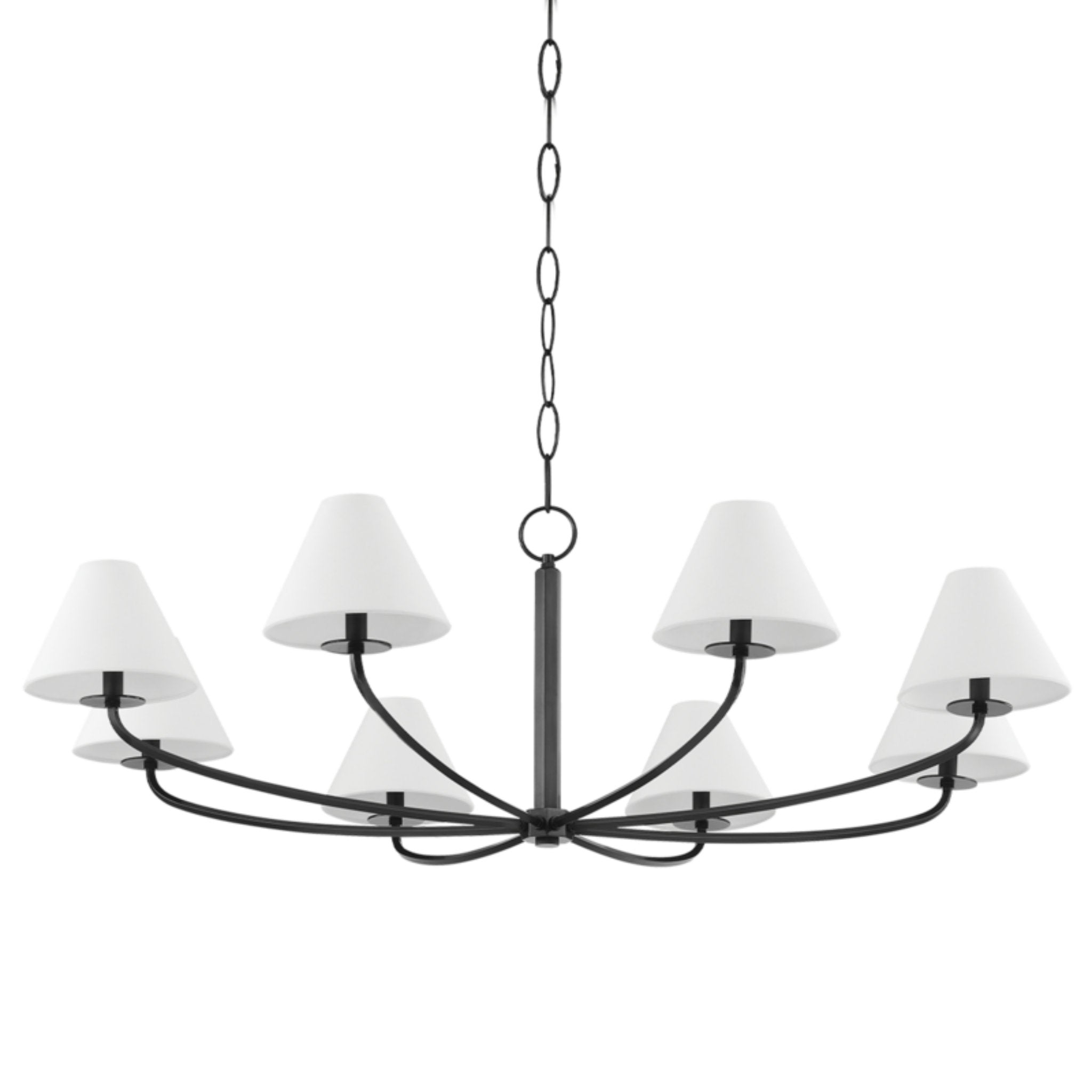 Stacey 8-Light Chandelier in  Old Bronze by  Becki Owens 52.25L x 52.25W x 17H