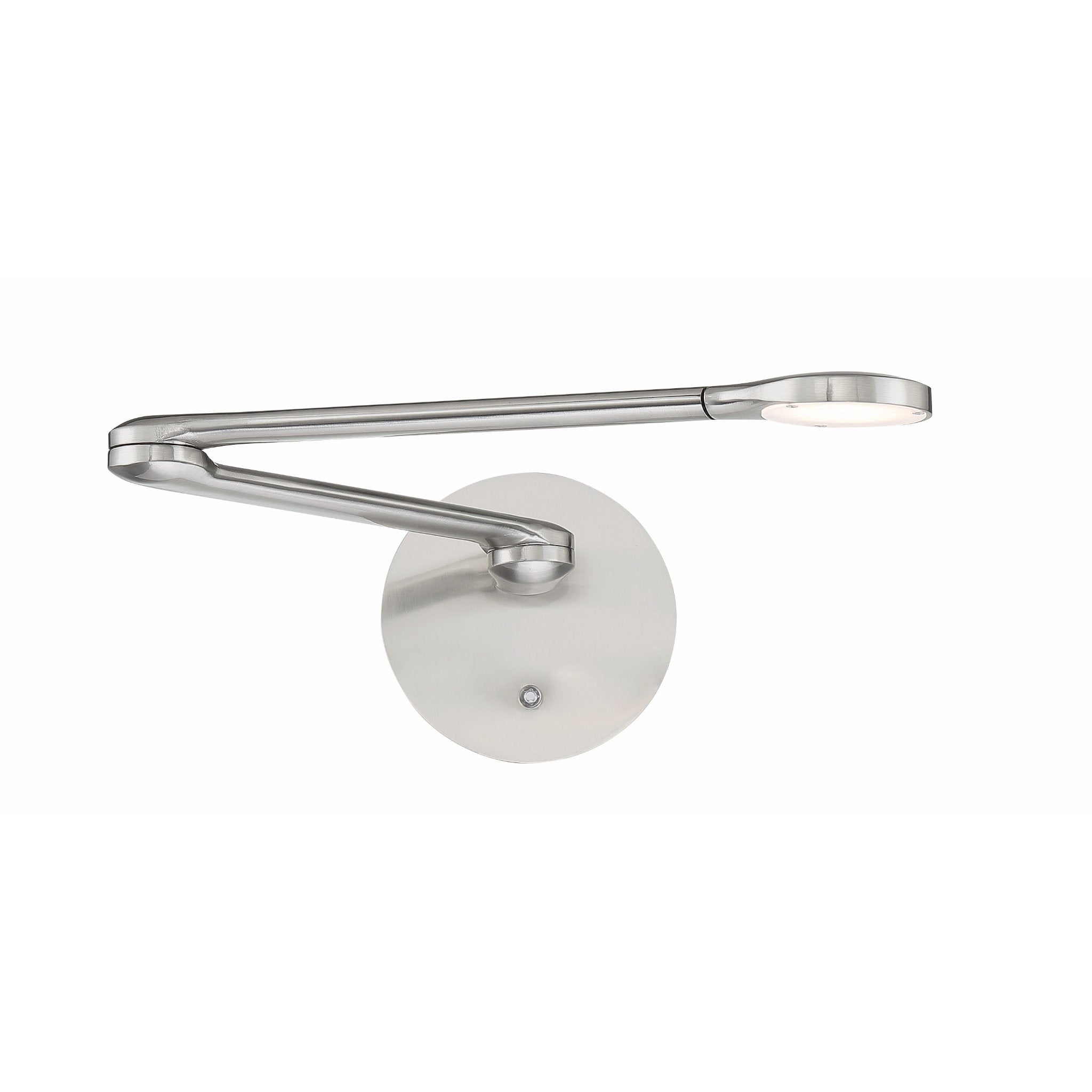 Modern Forms BL-21924-BN 3000K 8 Watt Reflex LED Wall Light in Brushed Nickel