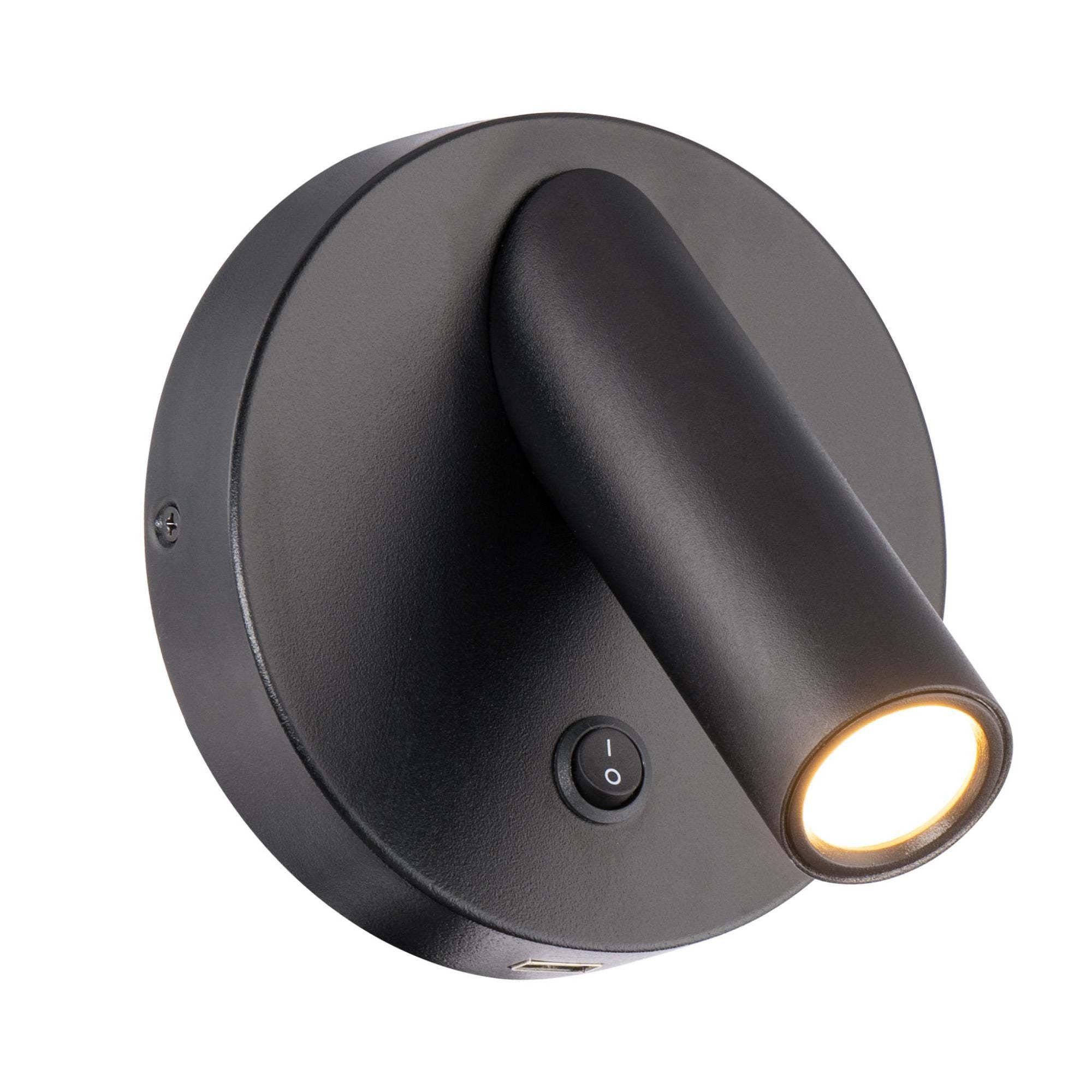 Aspire 5in LED Reading Light 3000K in Black