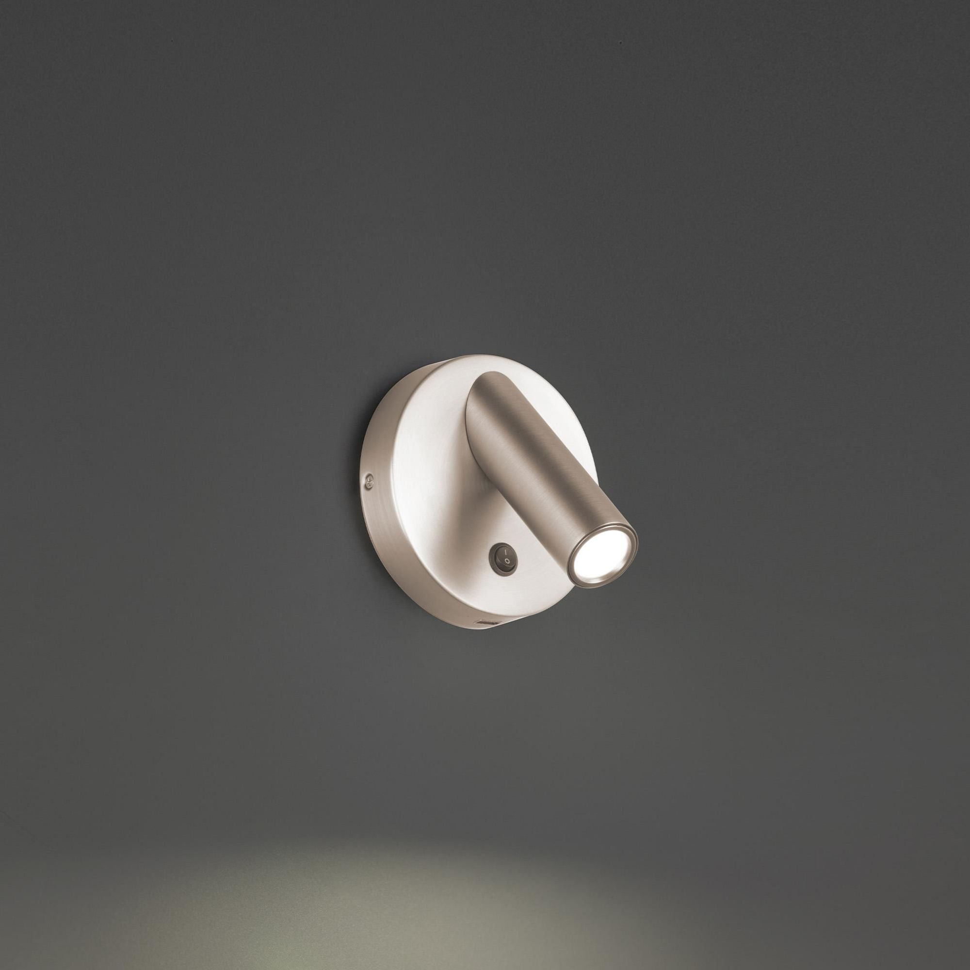 Aspire 5in LED Reading Light 3000K in Brushed Nickel