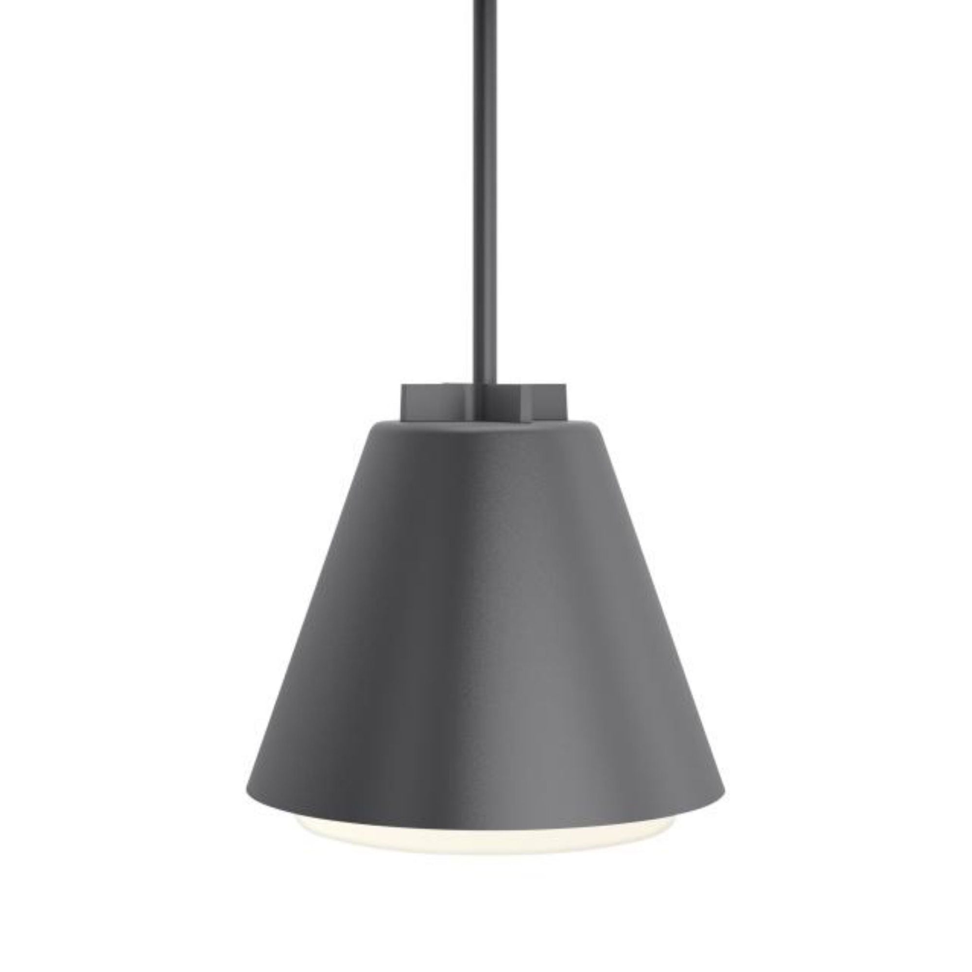 Bowman 12 Outdoor Pendant Outdoor 1-Light LED 2700K Charcoal by Sean Lavin