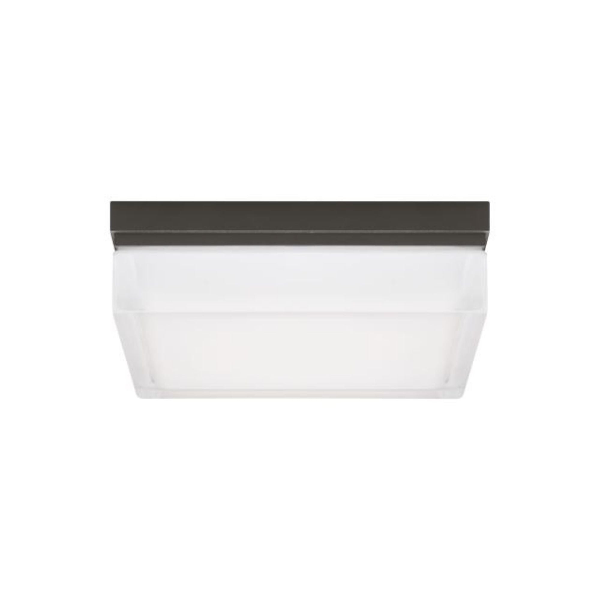 Boxie Large Outdoor Wall/Flush Mount Outdoor 1-Light LED 3000K Bronze by Sean Lavin