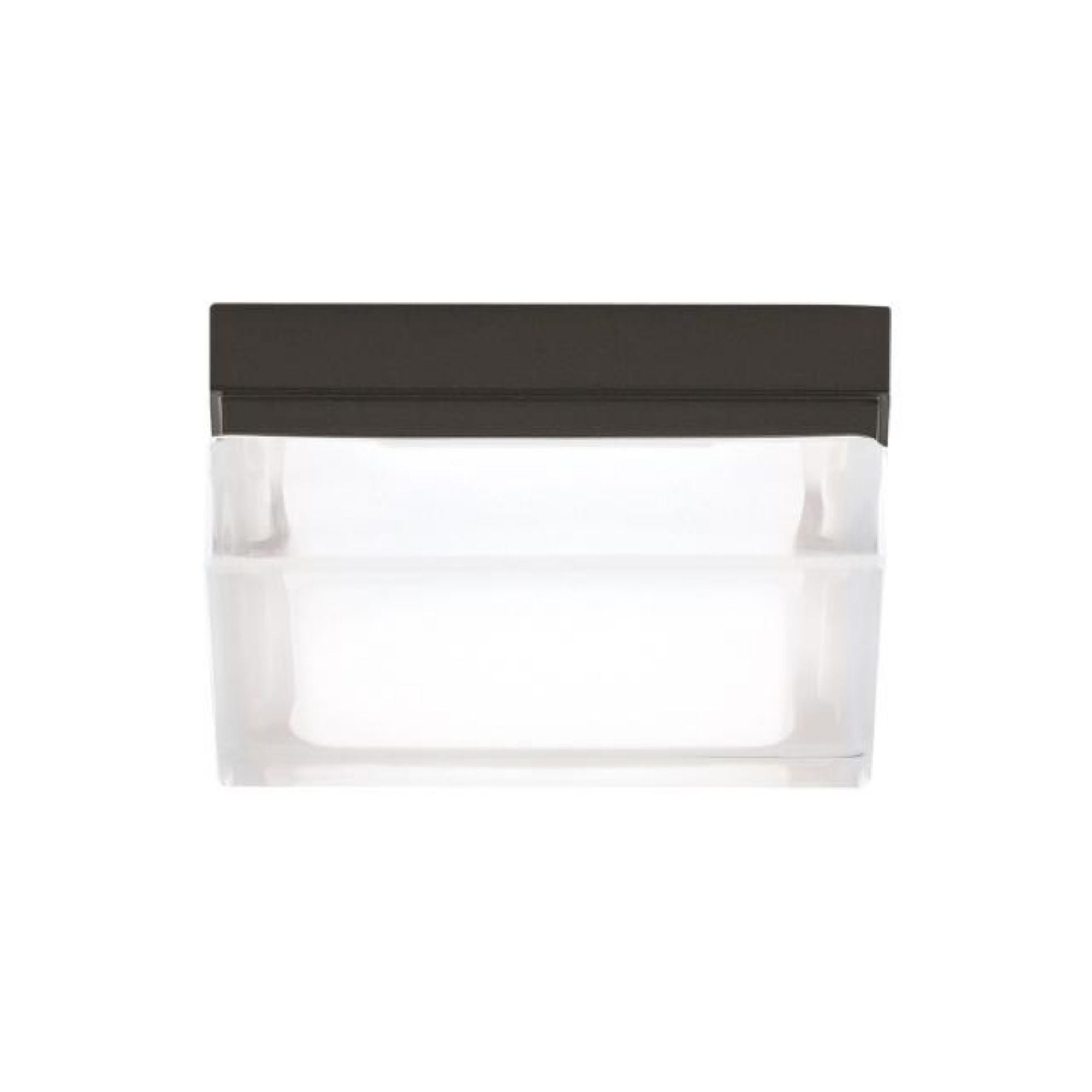 Boxie Small Outdoor Wall/Flush Mount Outdoor 1-Light LED 3000K Bronze by Sean Lavin