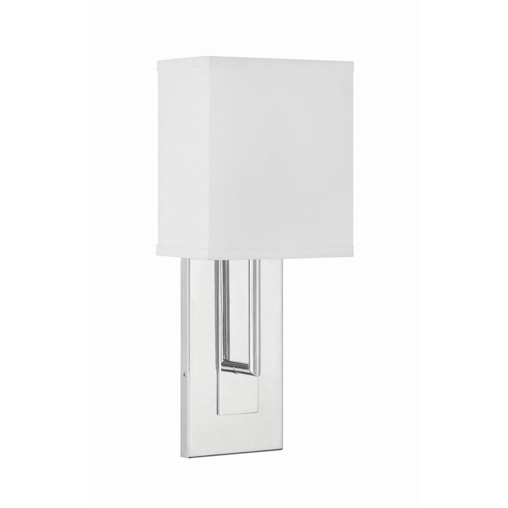 Brent 6.5'' Polished Nickel Sconce Silver 6.5"W x 15"H x 4"D