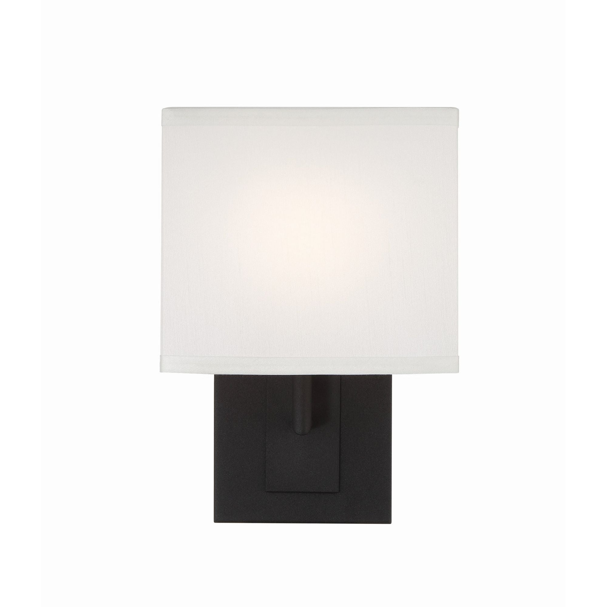 Brent 7'' Black Forged Sconce Black 7"W x 10"H x 4"D