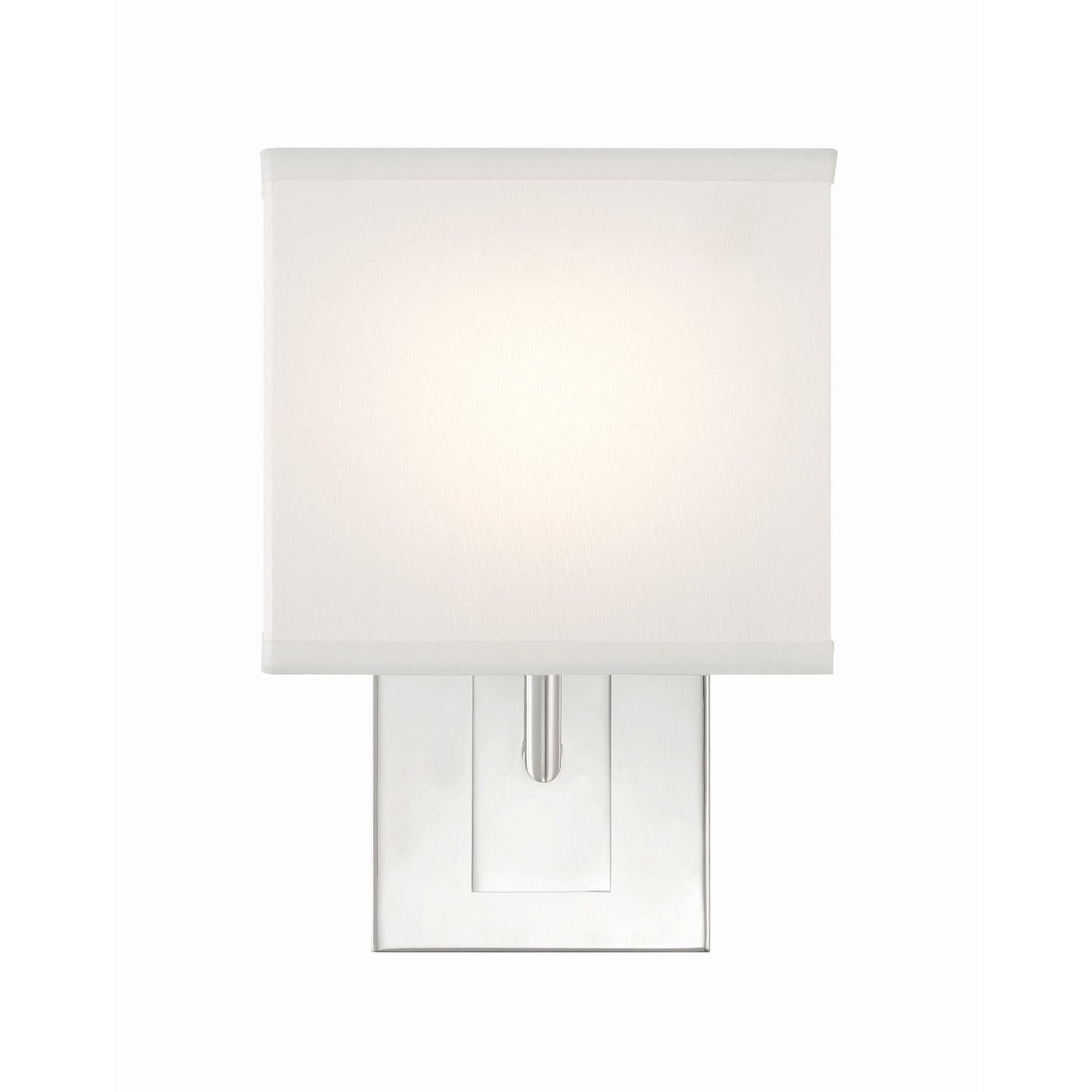 Brent 7'' Polished Nickel Sconce Silver 7"W x 10"H x 4"D