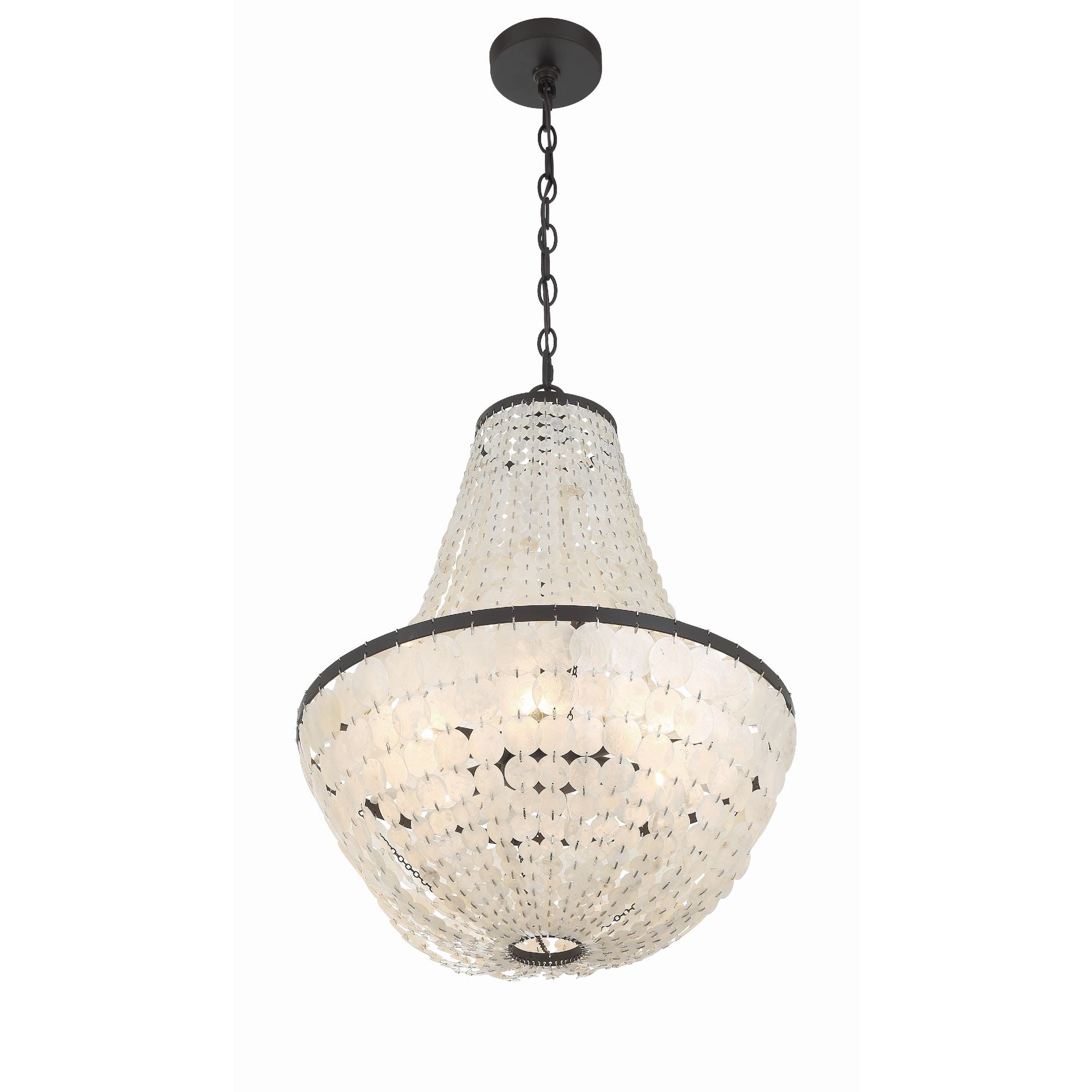 Brielle 18'' Dark Bronze Chandelier Bronze 18"W x 24"H x 18"D