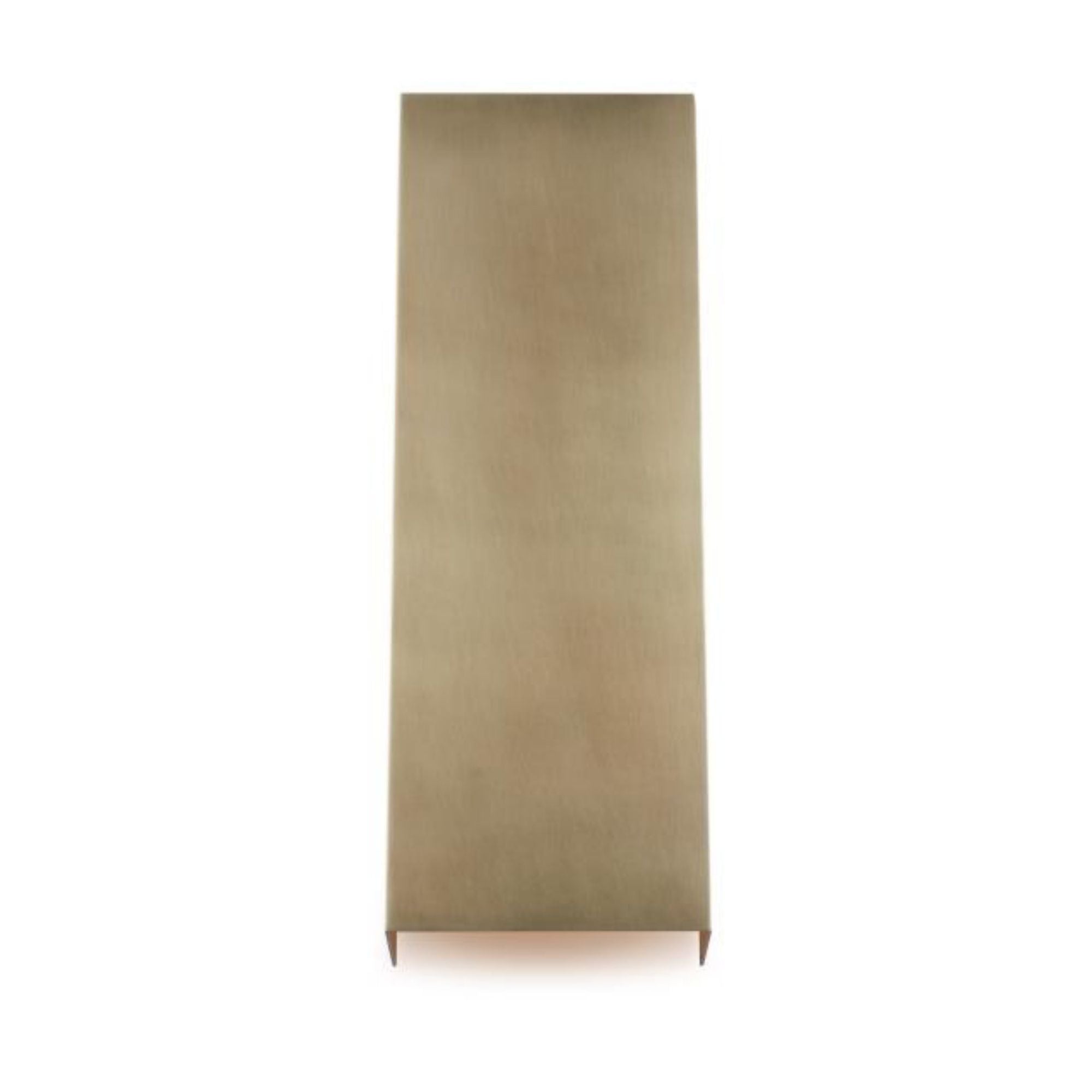 Brompton Large Wall Sconce Wall Collection 1-Light LED 3000K Natural Brass by Sean Lavin
