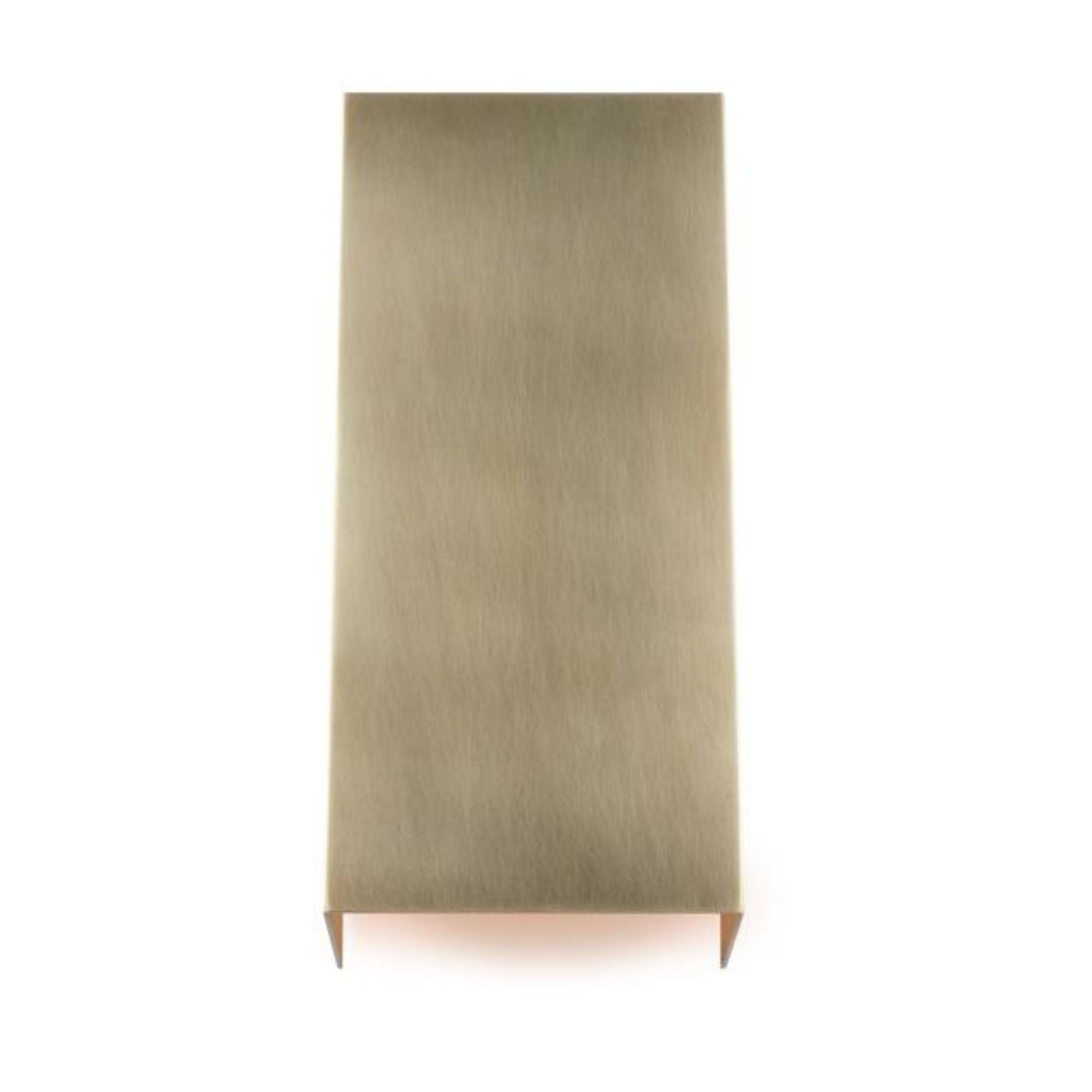 Brompton Medium Wall Sconce Wall Collection 1-Light LED 3000K Natural Brass by Sean Lavin