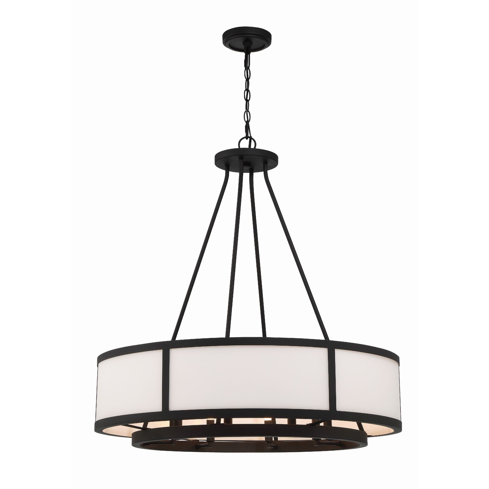 Bryant 32'' Black Forged Chandelier Black 32"W x 34"H x 32"D