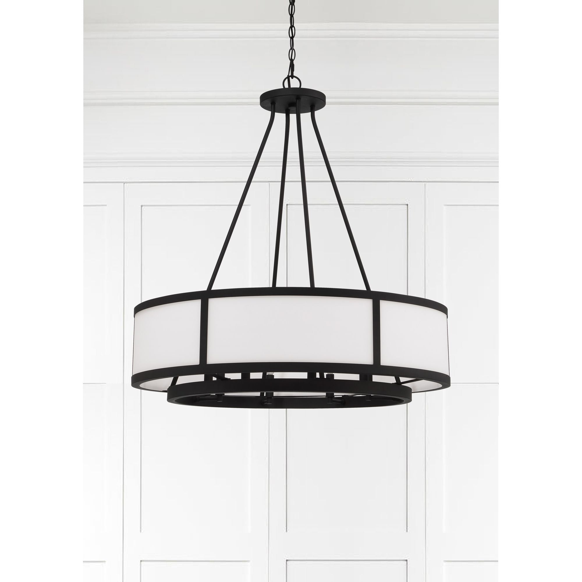 Bryant 32'' Black Forged Chandelier Black 32"W x 34"H x 32"D