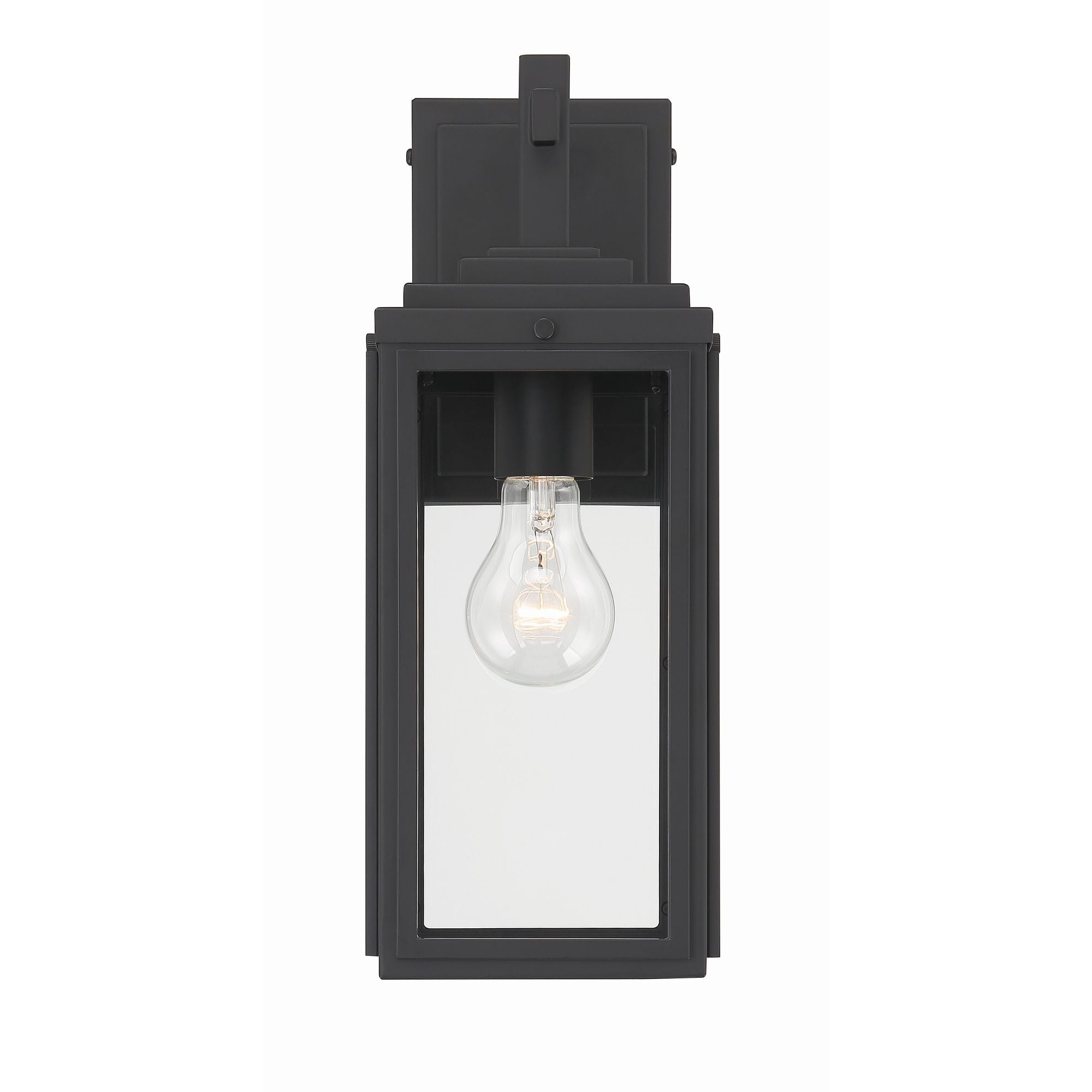 Byron 5.25'' Matte Black Outdoor Sconce Black 5.25"W x 14"H x 6.75"D