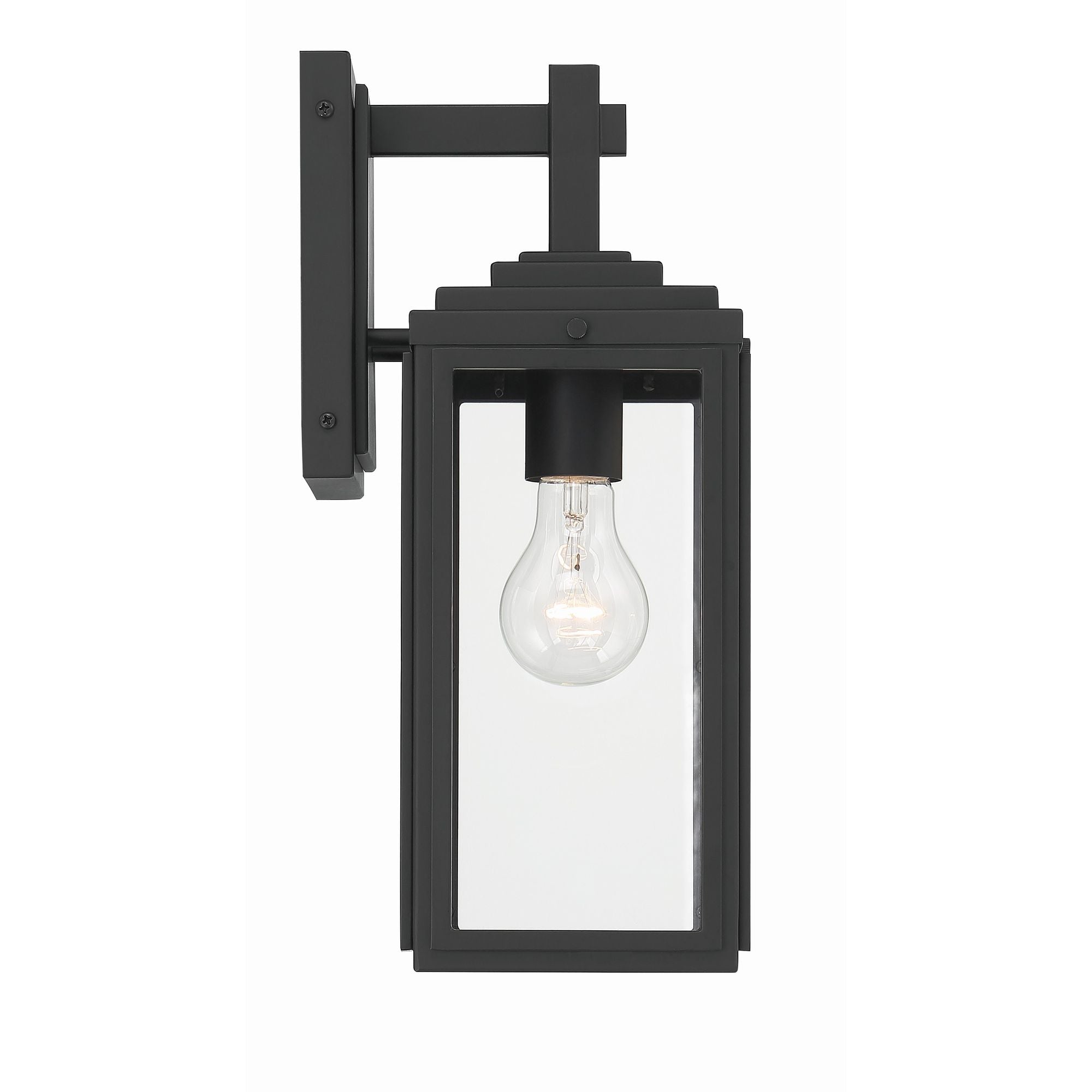 Byron 5.25'' Matte Black Outdoor Sconce Black 5.25"W x 14"H x 6.75"D