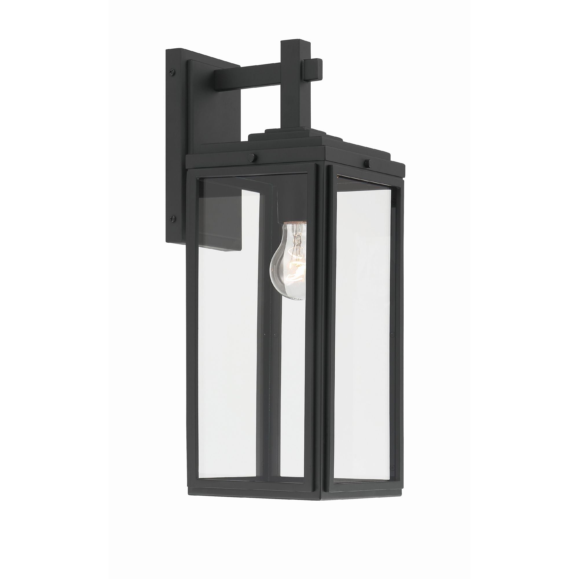 Byron 6.5'' Matte Black Outdoor Sconce Black 6.5"W x 17"H x 7.75"D