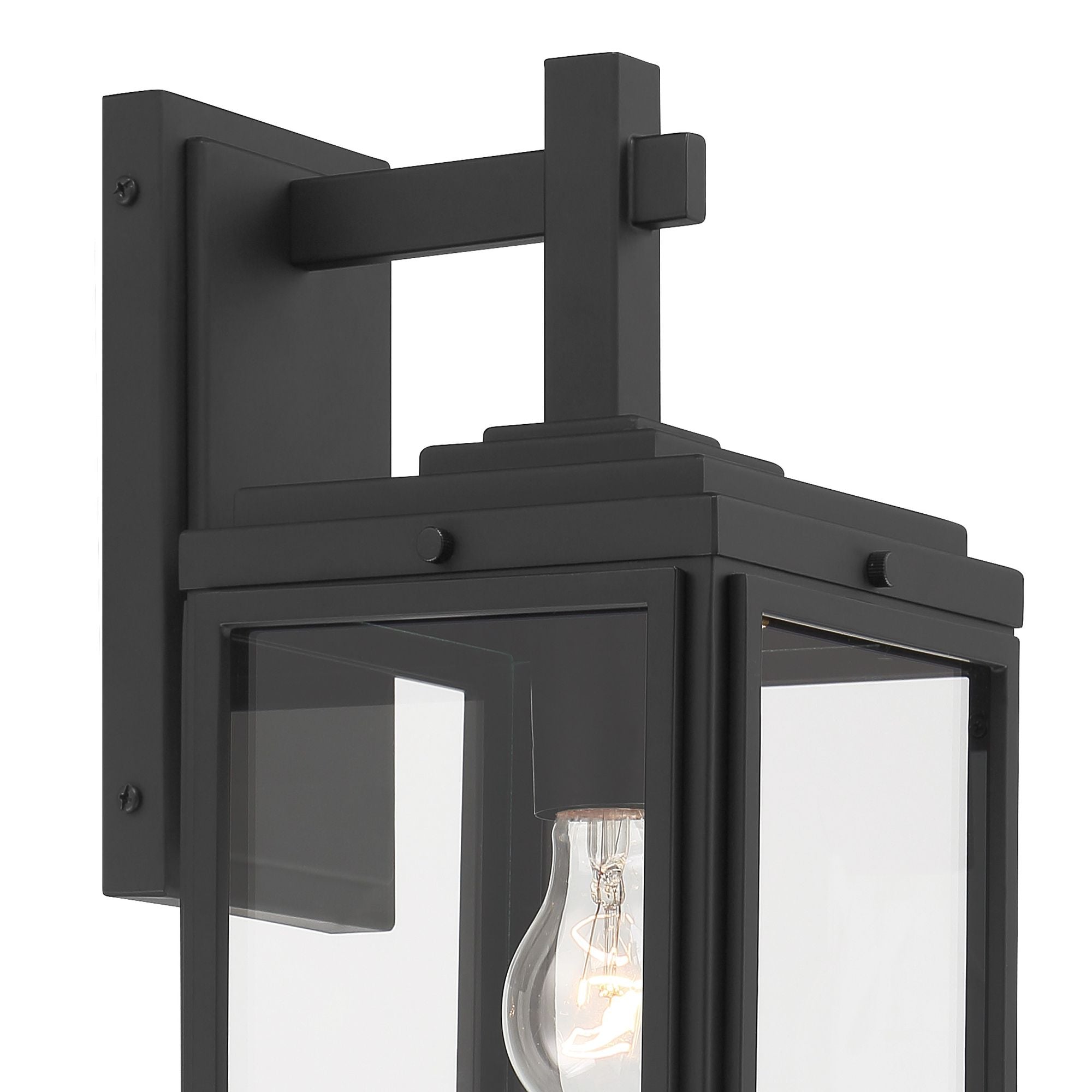 Byron 6.5'' Matte Black Outdoor Sconce Black 6.5"W x 17"H x 7.75"D