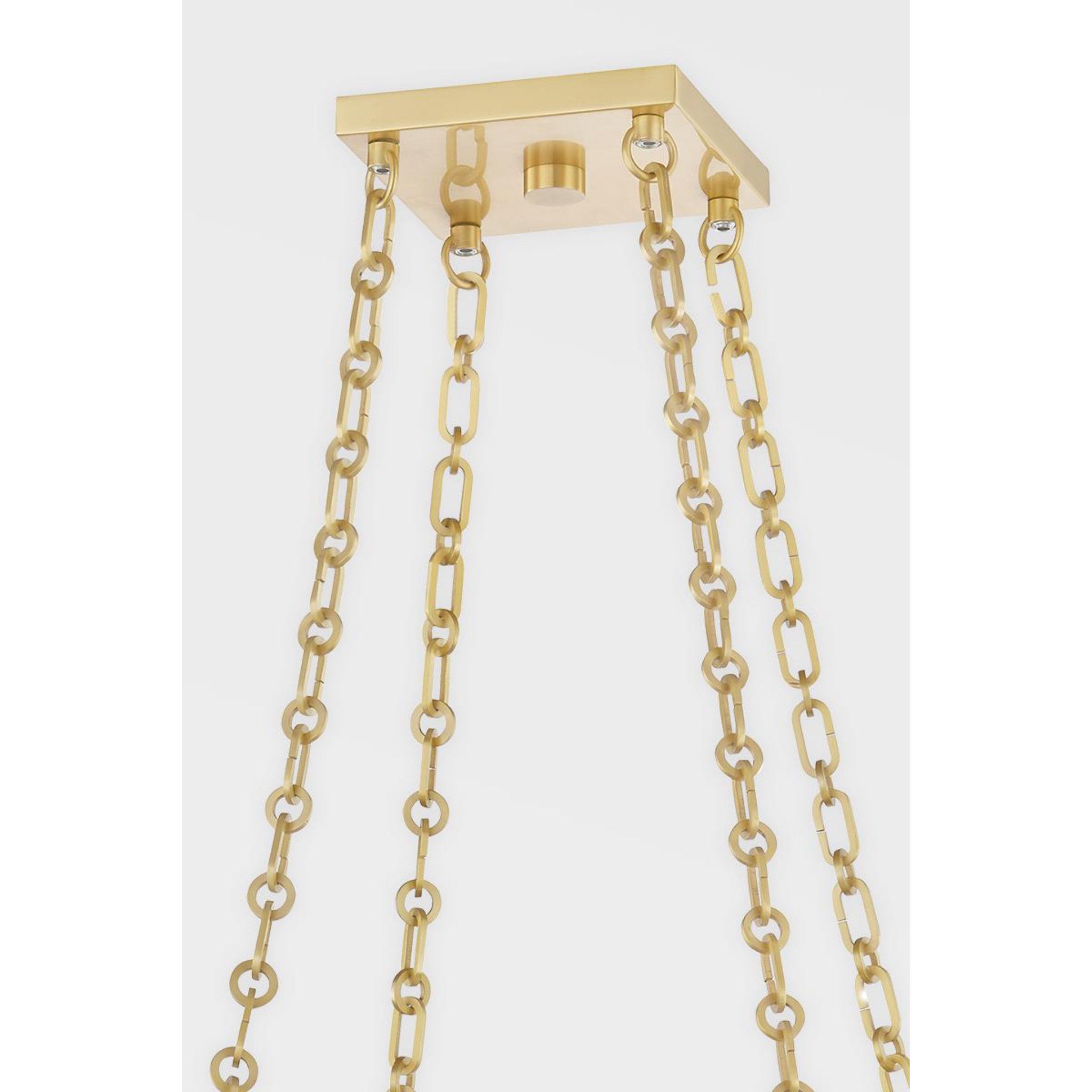 Catskill 8-Light Lantern in  Aged Brass 24L x 24W x 24H