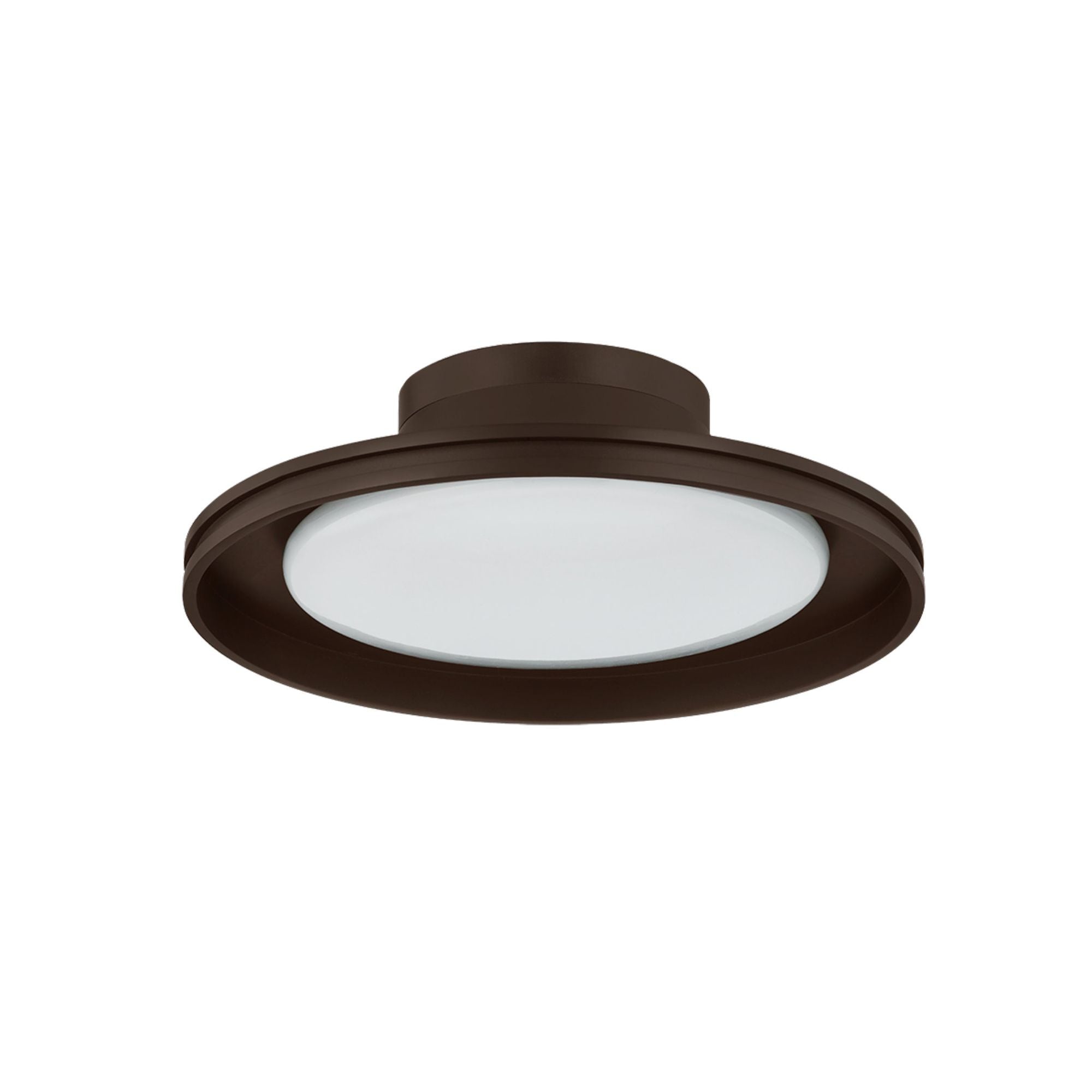 Cannes 1-Light Exterior Flush Mount in Bronze 14.75W x 4.5H