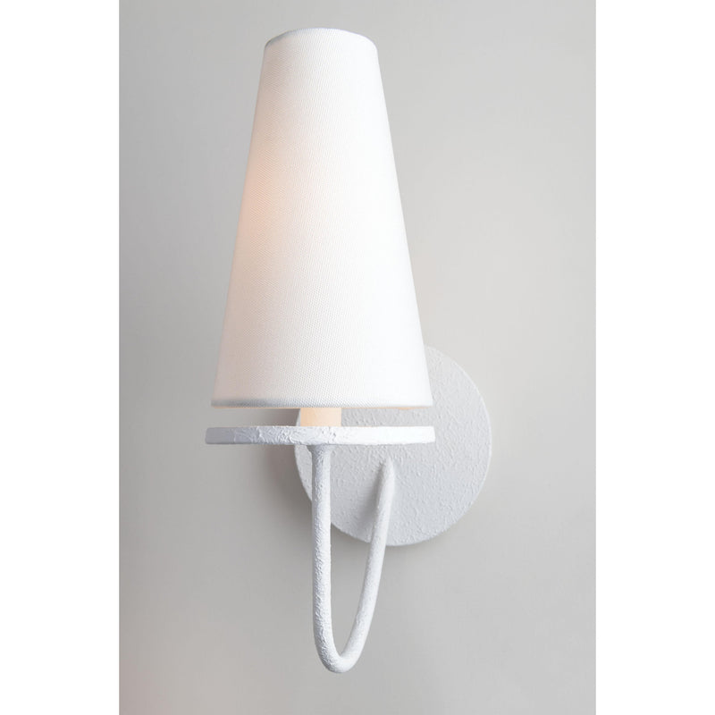 Marcel 8 Light Chandelier in Gesso White