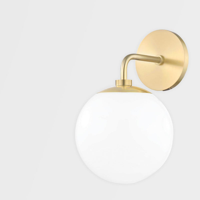 Stella 6 Light Chandelier in Aged Brass