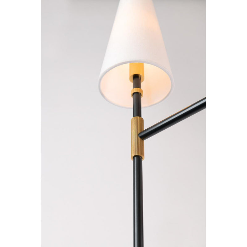Bowery 1 Light Wall Sconce in Polished Nickel