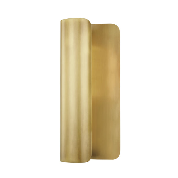 Accord 1 Light Wall Sconce in Aged Brass
