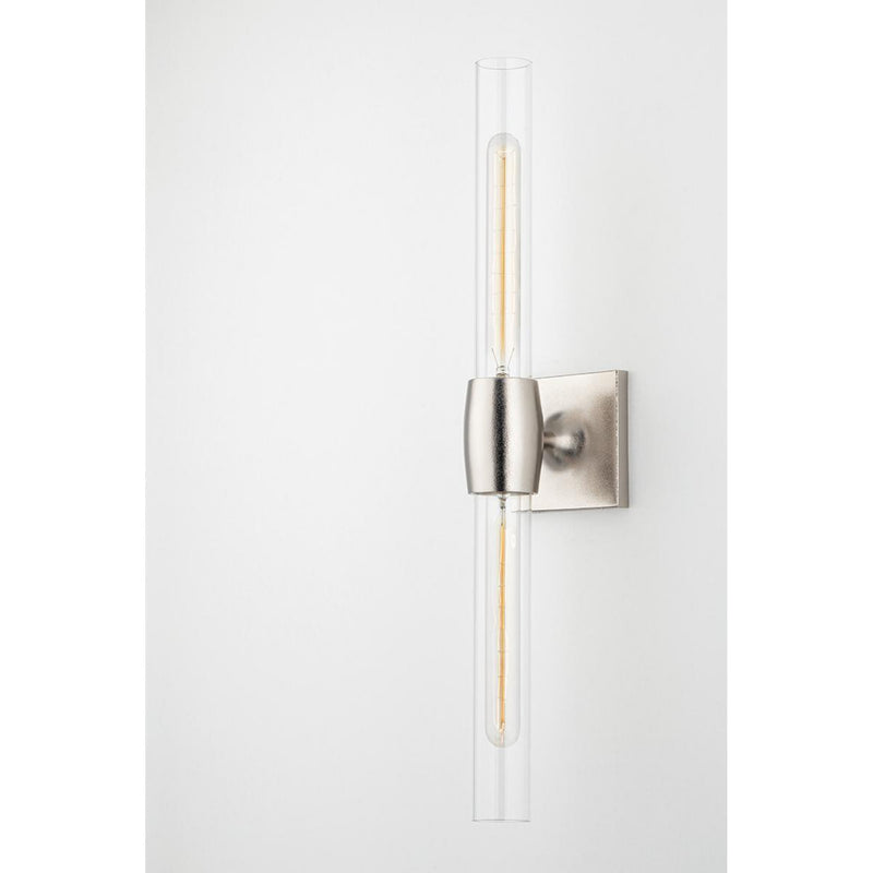 Hogan 2 Light Wall Sconce in Burnished Nickel