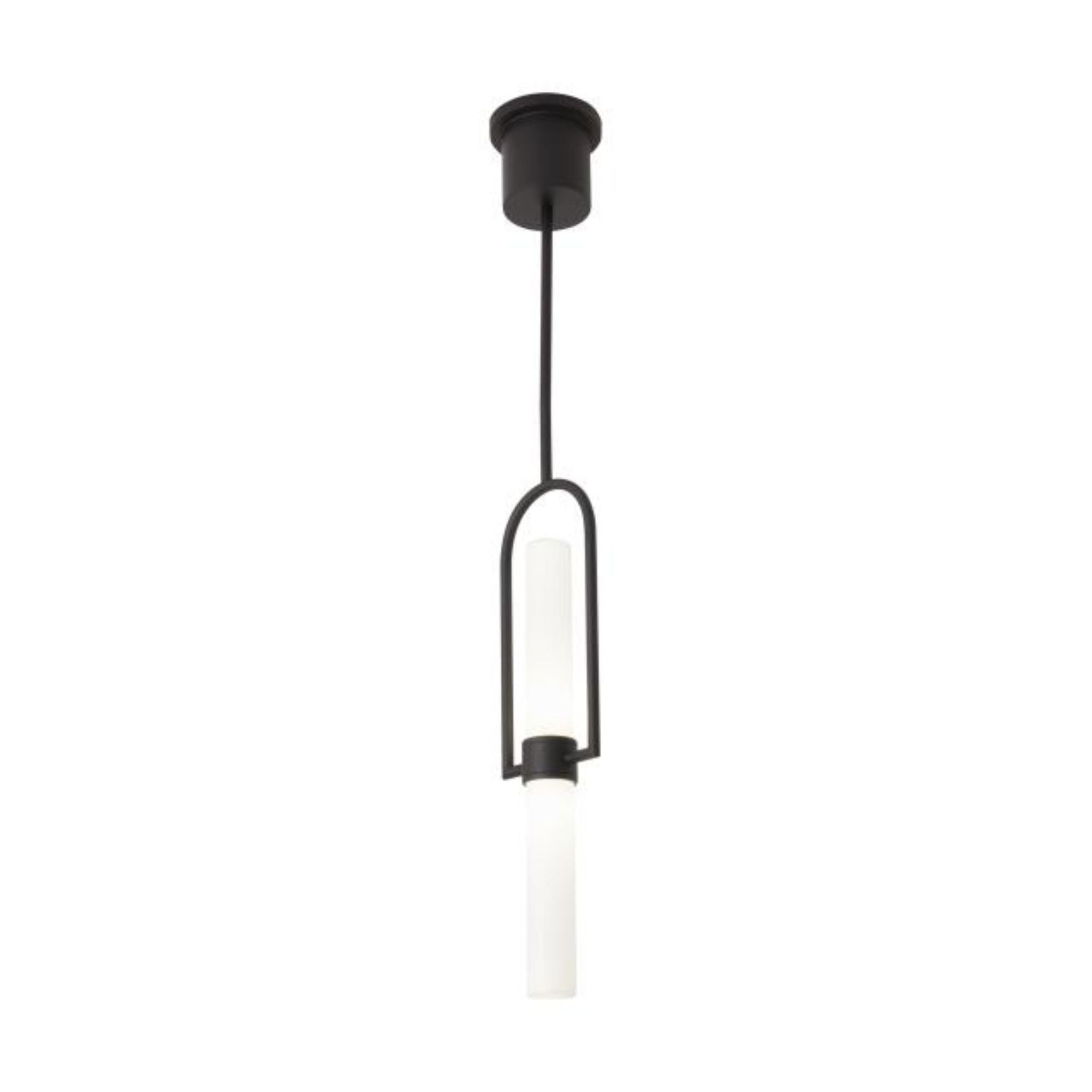 Calumn Pendant Line-Voltage Pendants/Suspension 1-Light LED 3000K Nightshade Black by Sean Lavin