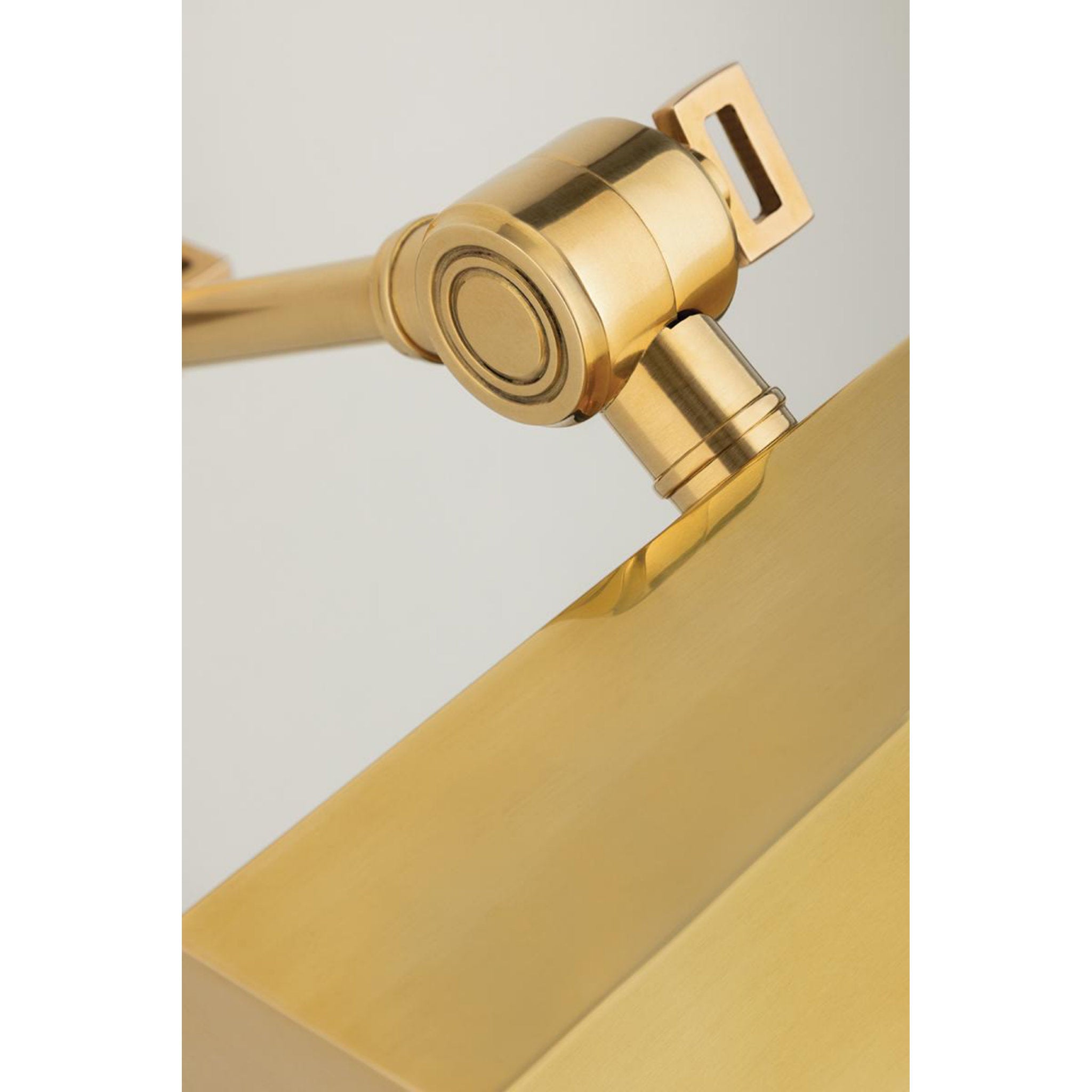 Woodbury 4-Light Picture Light in  Aged Brass 30L x 30W x 6H