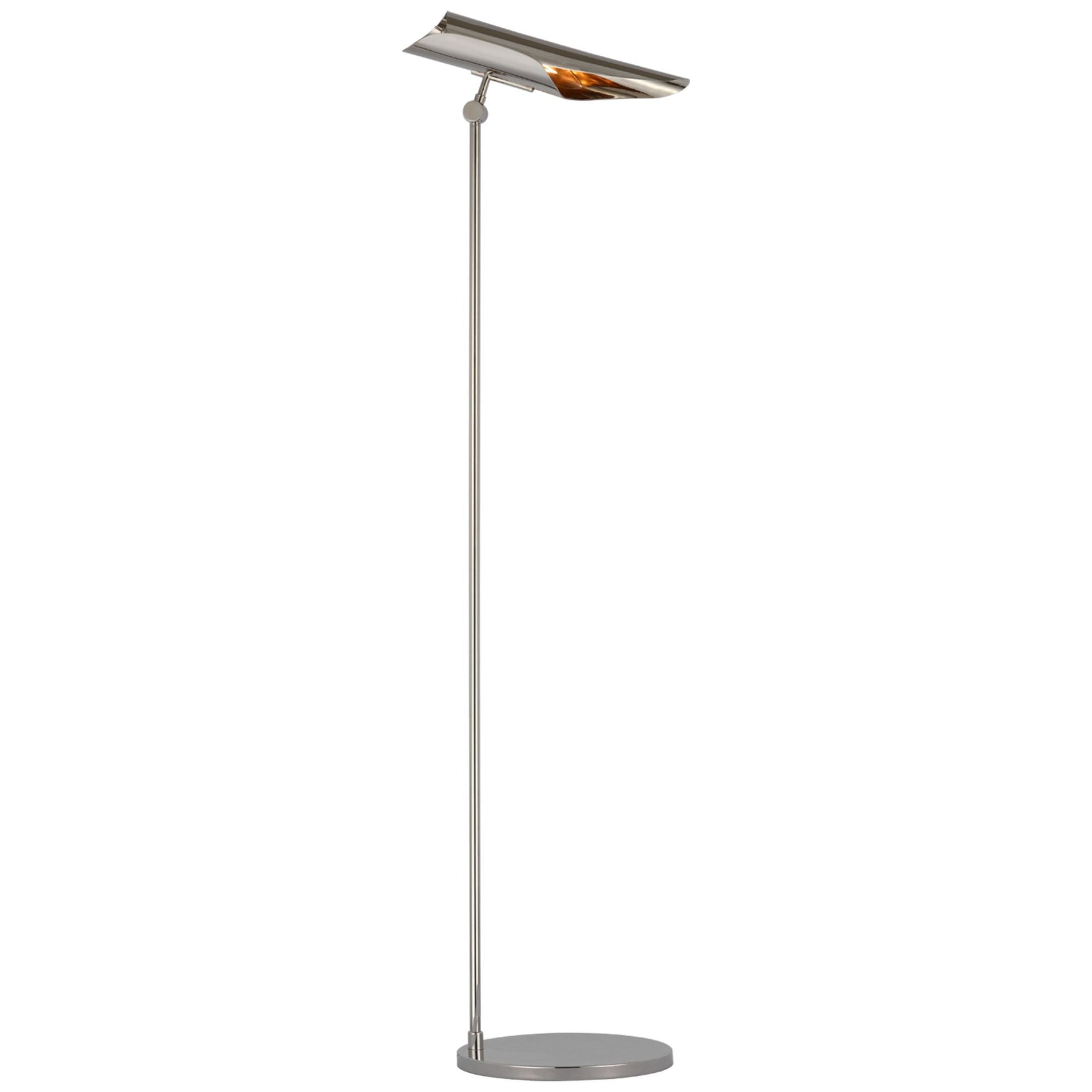 Champalimaud Flore Floor Lamp in Polished Nickel