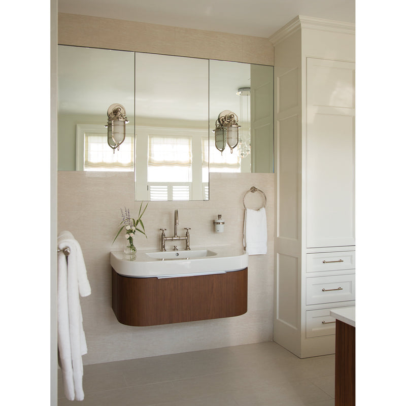New Canaan 1 Light Bath and Vanity in Polished Nickel
