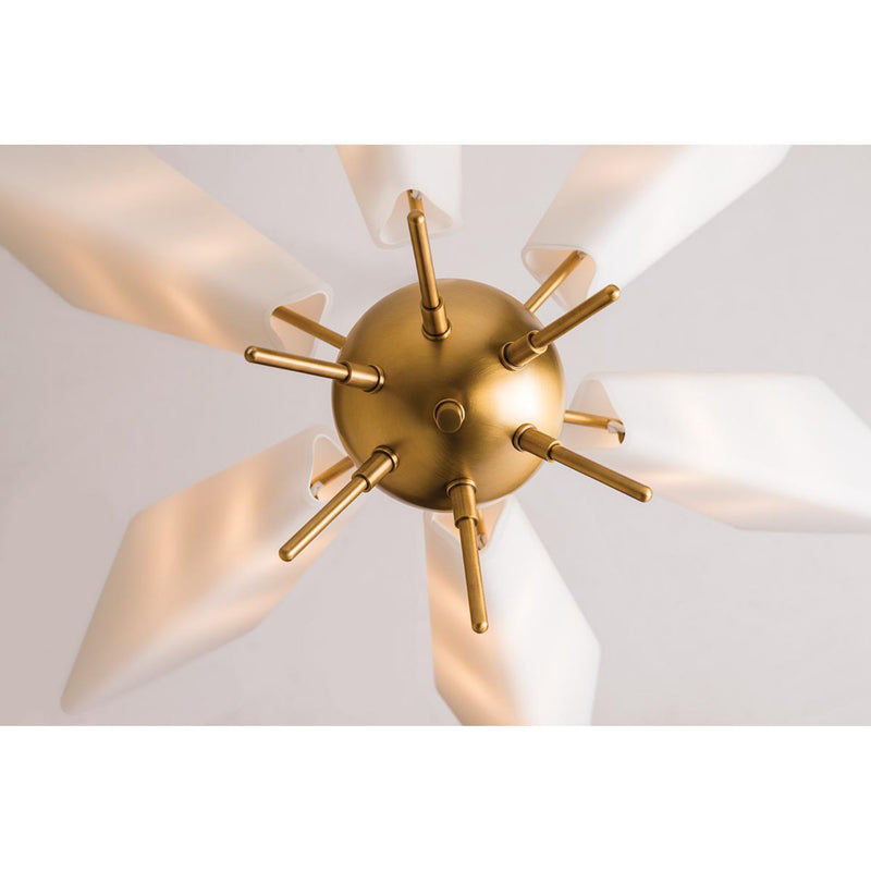 Cooper 2 Light Wall Sconce in Aged Brass