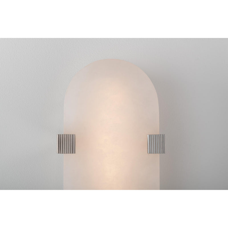 Skylar 1 Light Wall Sconce in Polished Nickel