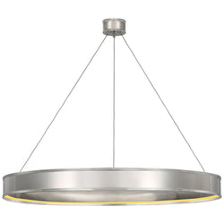 Chapman & Myers Connery 50" Ring Chandelier in Polished Nickel