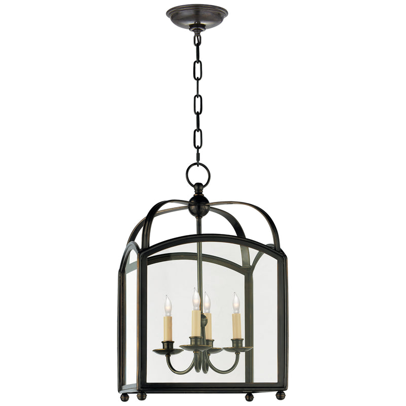 Chapman & Myers Arch Top Small Lantern in Bronze