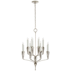 Chapman & Myers Aiden Small Chandelier in Polished Nickel